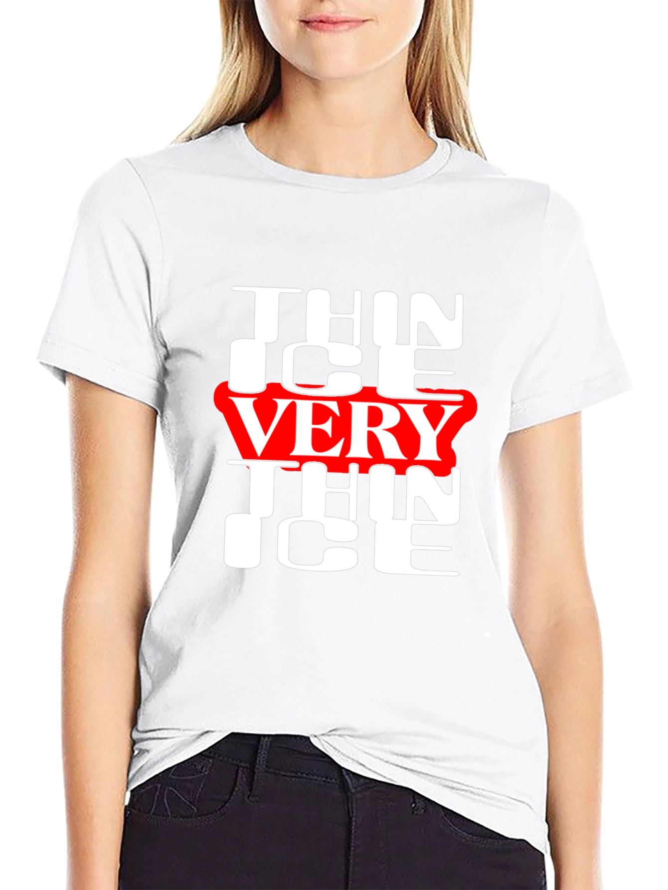Thin Ice Very Thin Ice Graphic Tee