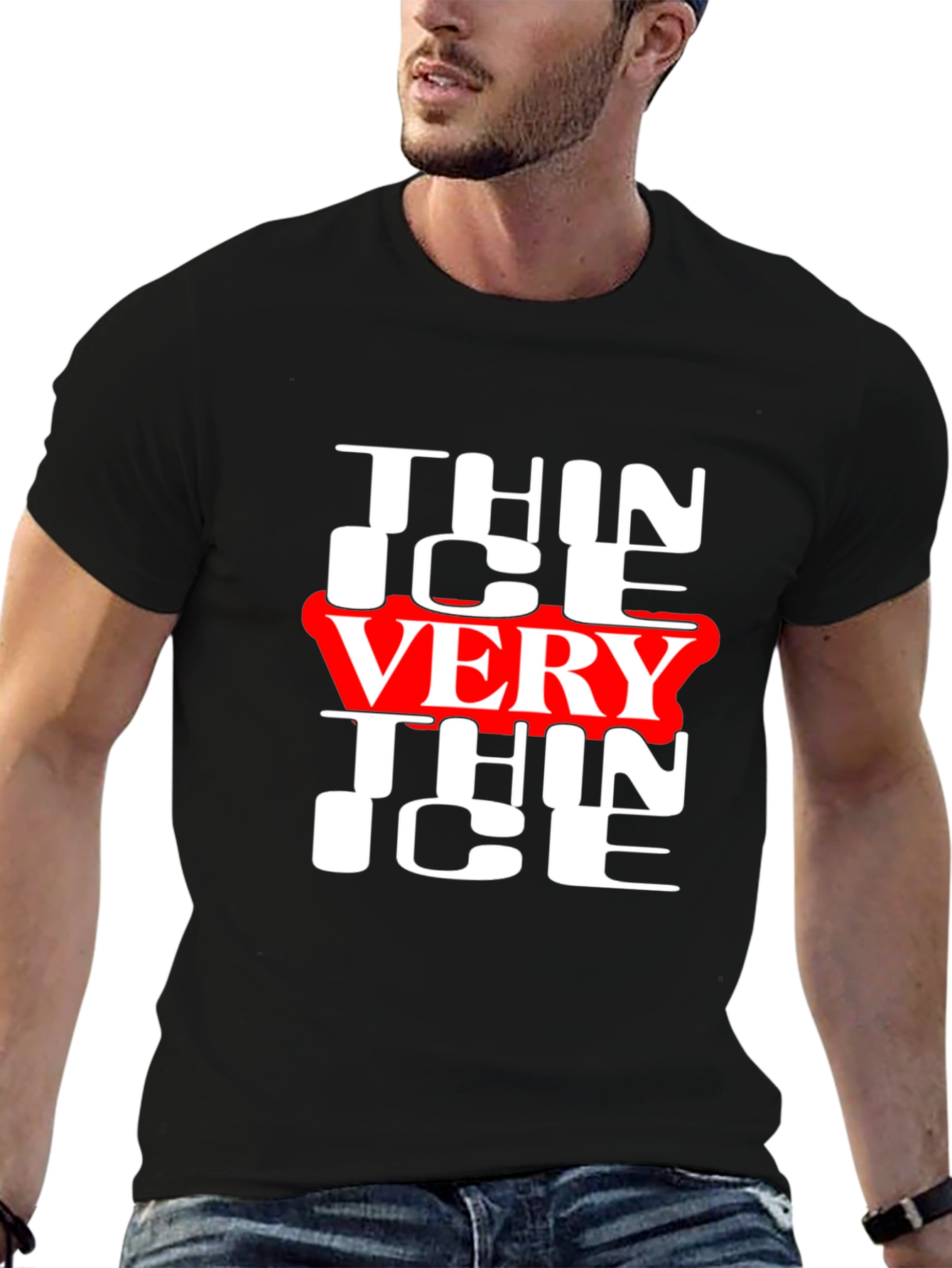 Thin Ice Very Thin Ice Graphic Tee