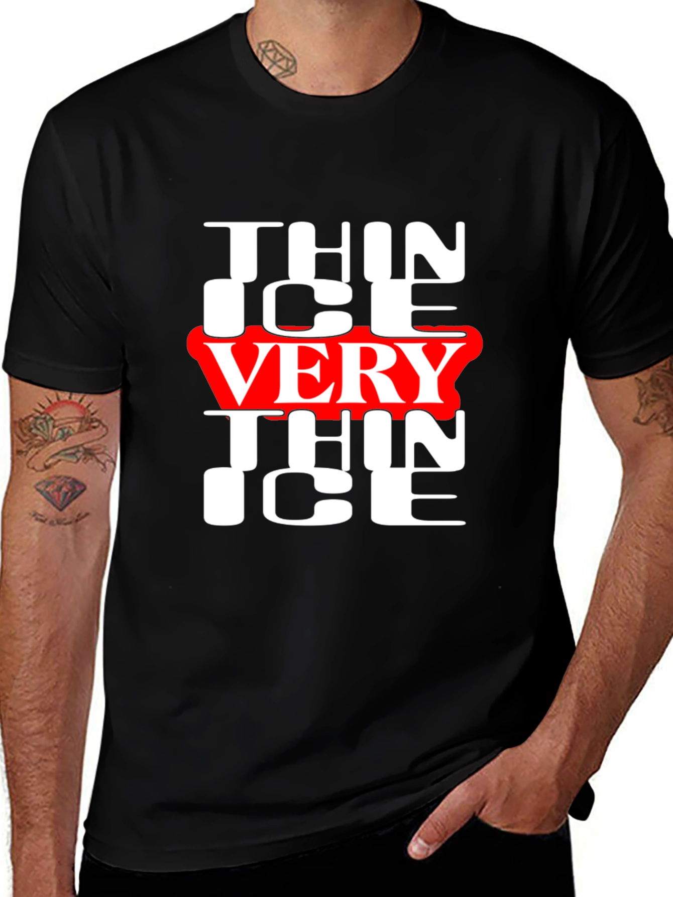 Thin Ice Very Thin Ice Graphic Tee