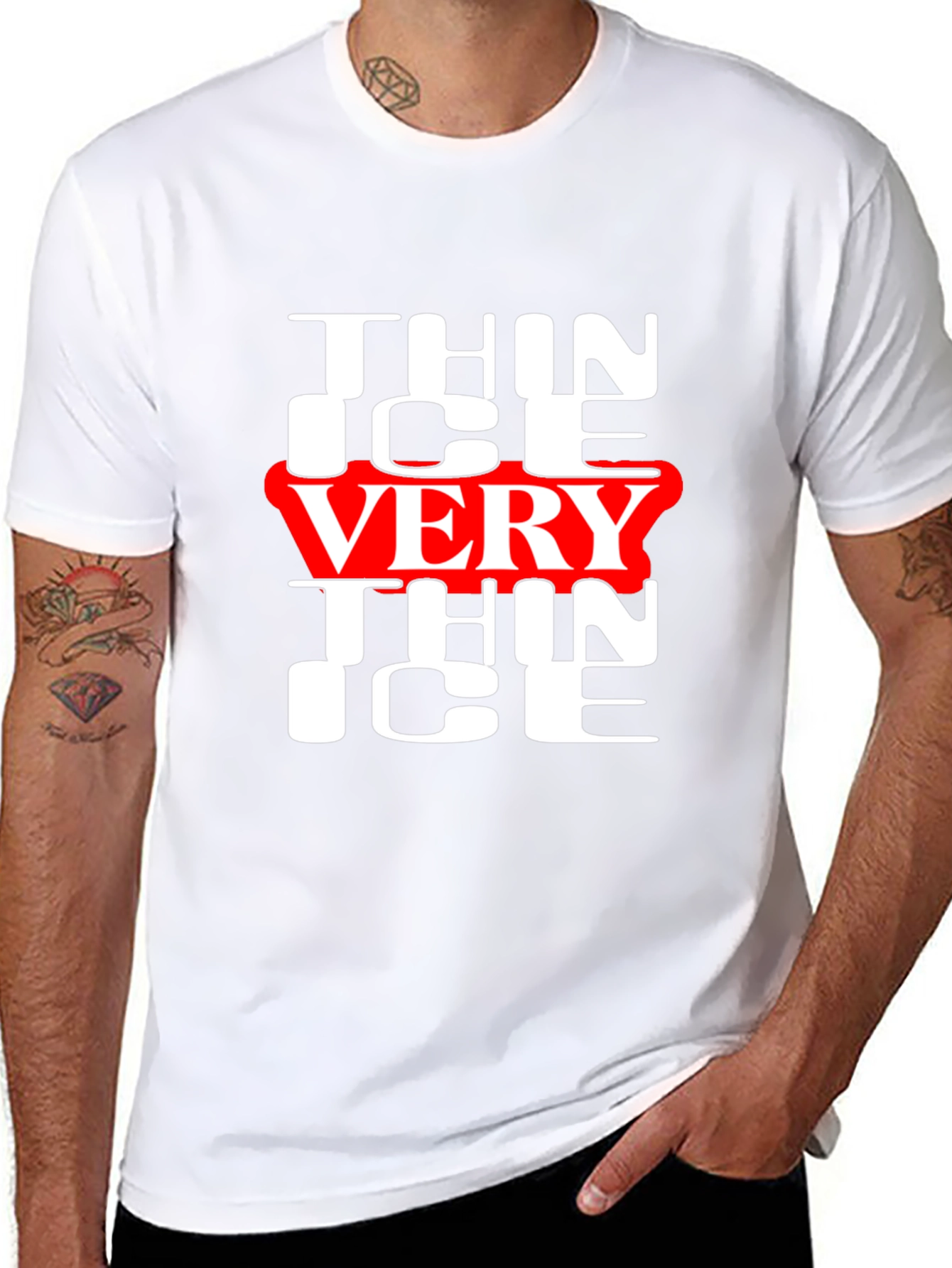 Thin Ice Very Thin Ice Graphic Tee