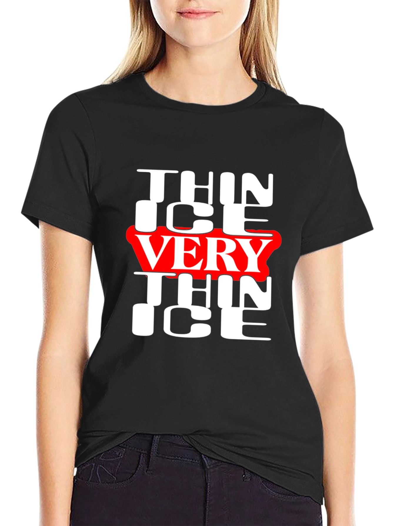 Thin Ice Very Thin Ice Graphic Tee