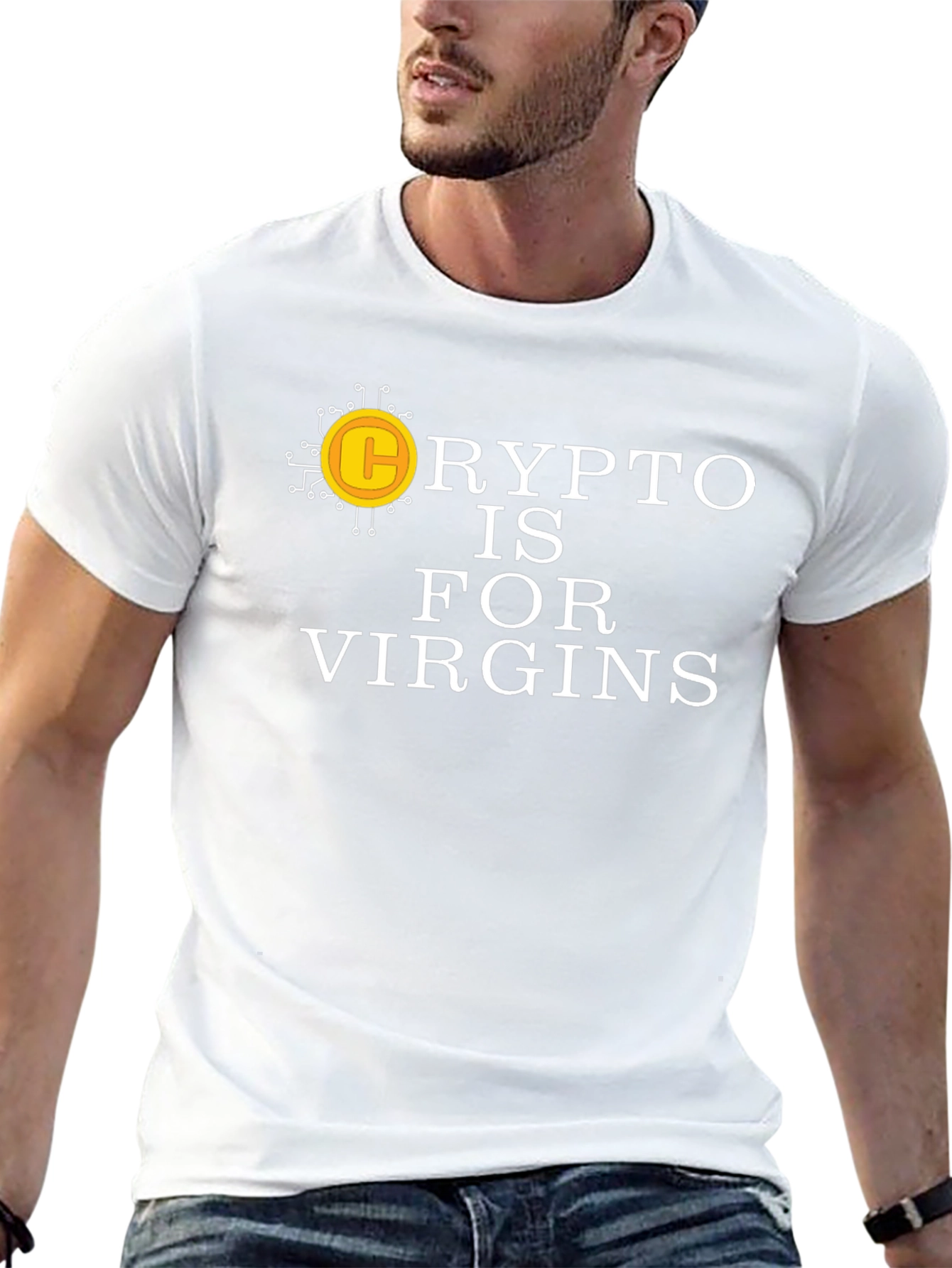 Crypto is for Virgins Graphic Tee
