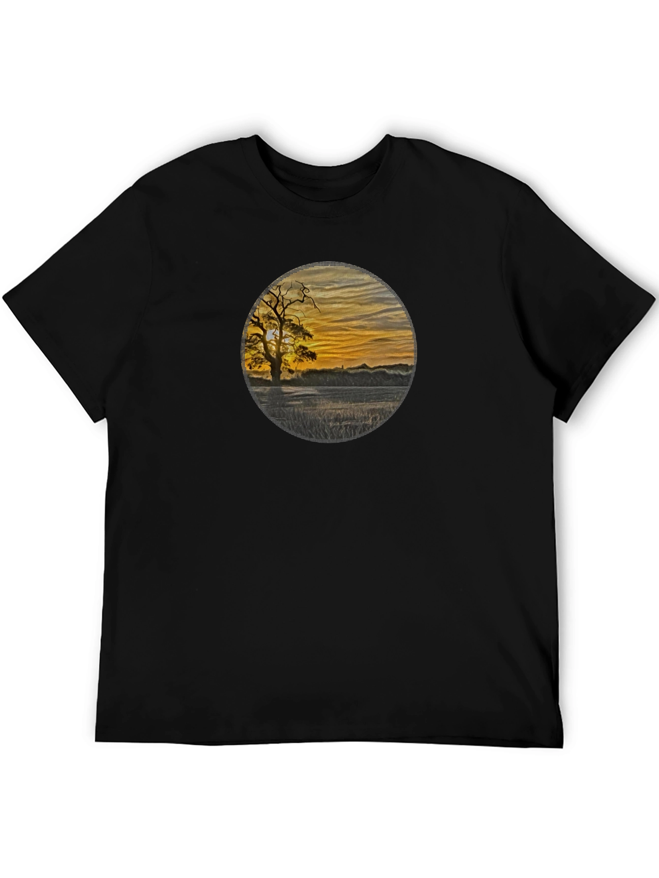 Sunset Silhouette Graphic Tee