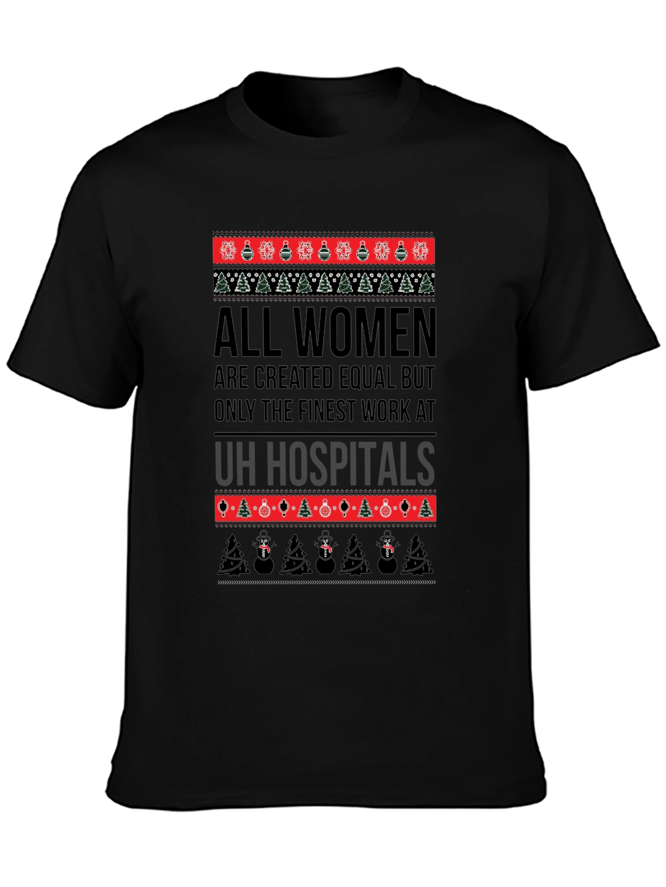All Women UH Hospitals Christmas T-Shirt