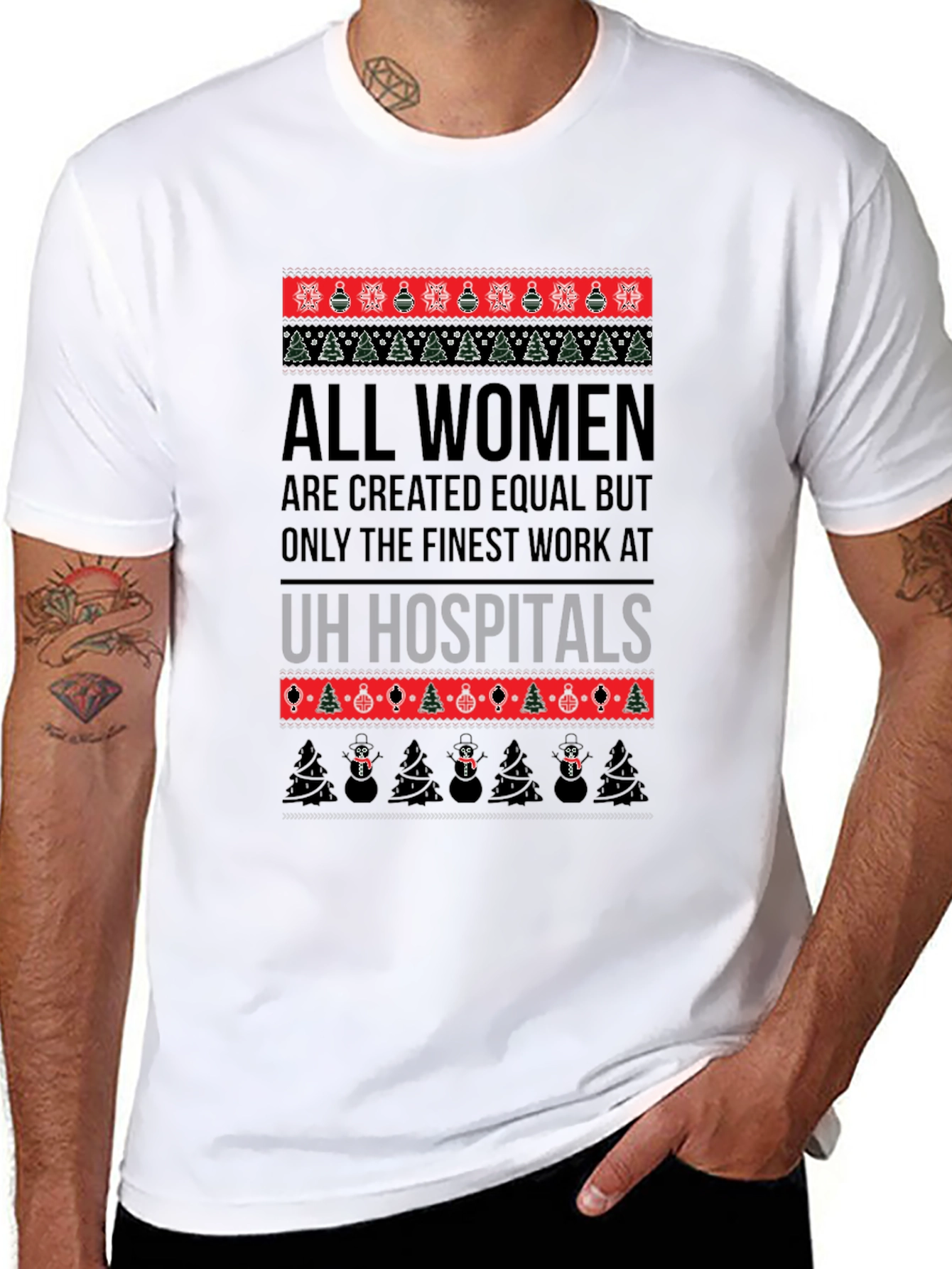 All Women UH Hospitals Christmas T-Shirt