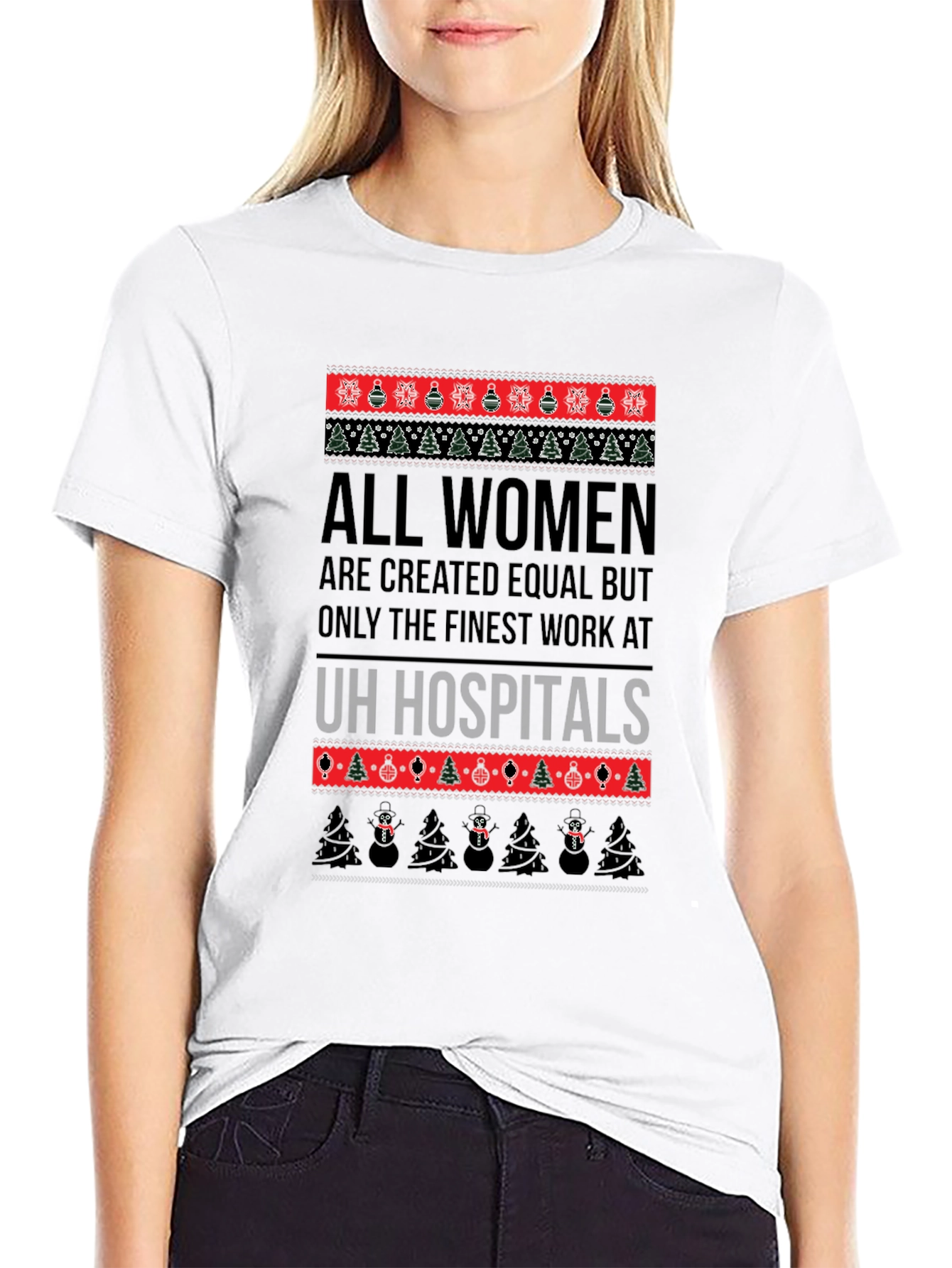 All Women UH Hospitals Christmas T-Shirt
