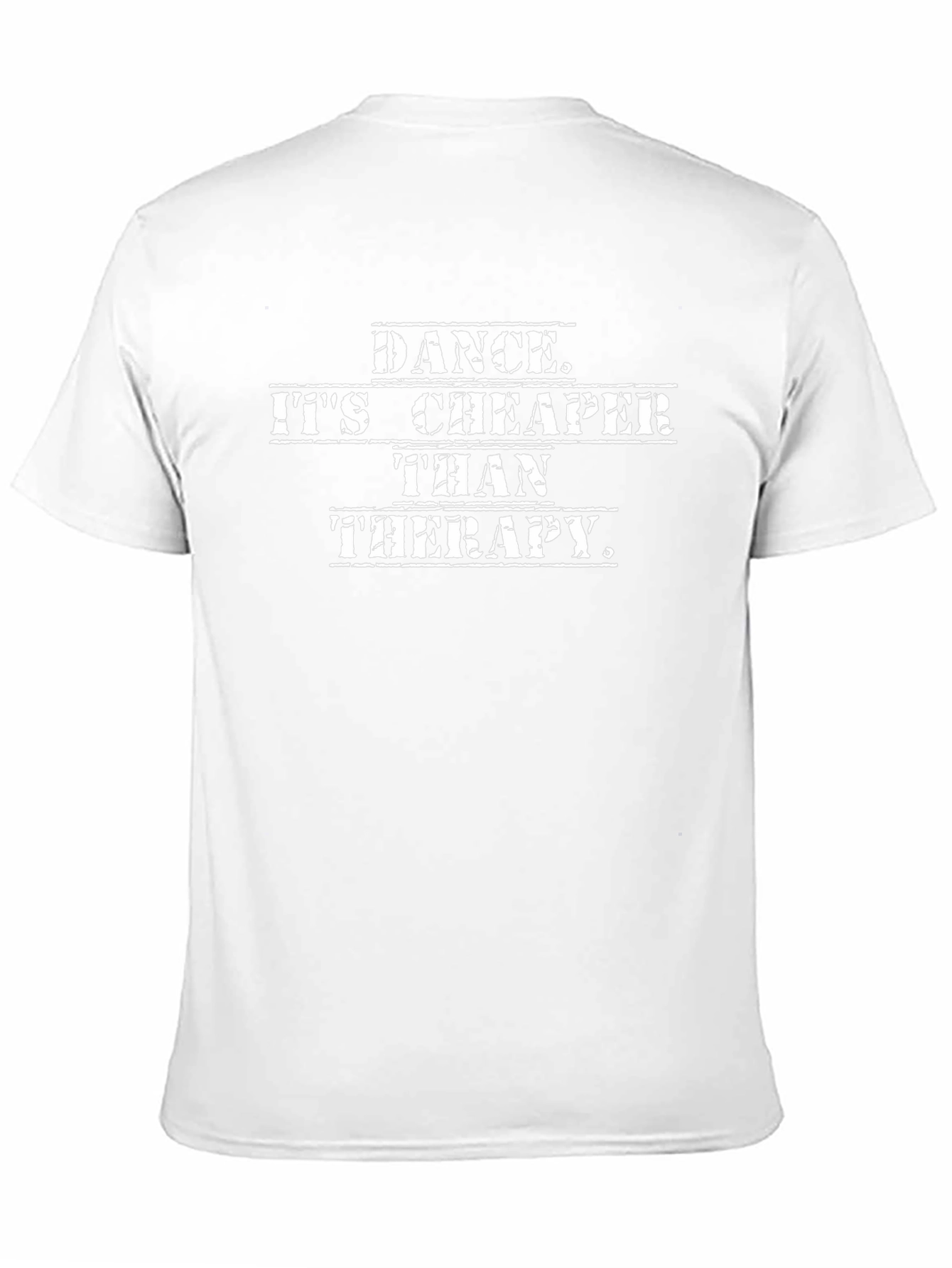 Dance is Cheaper Therapy Black T-Shirt