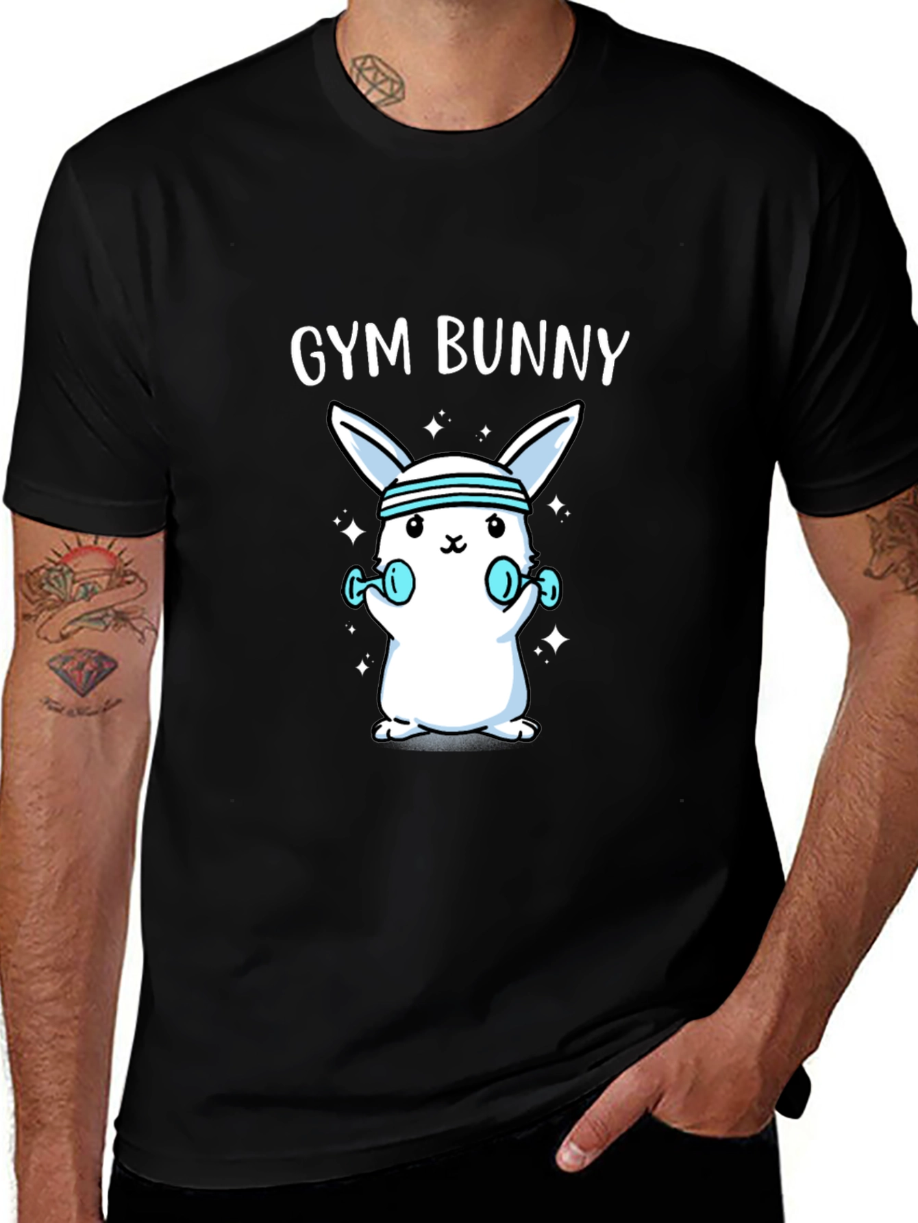 Gym Bunny T-Shirt - Workout Motivation