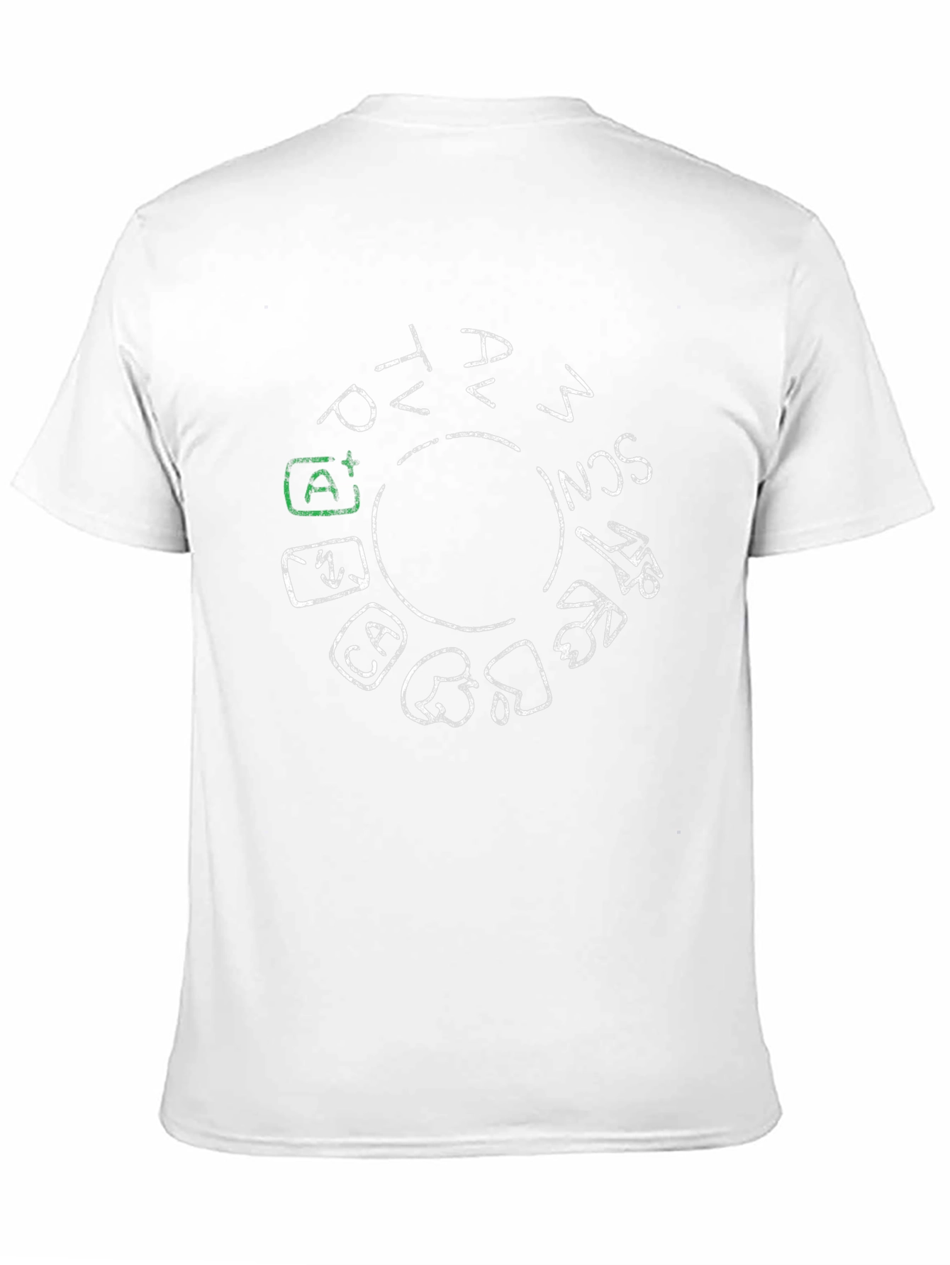 Camera Mode Dial Graphic Tee - Photographer T-Shirt