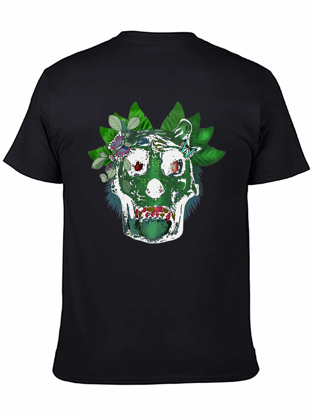 Green Skull Tee - Natures Embrace