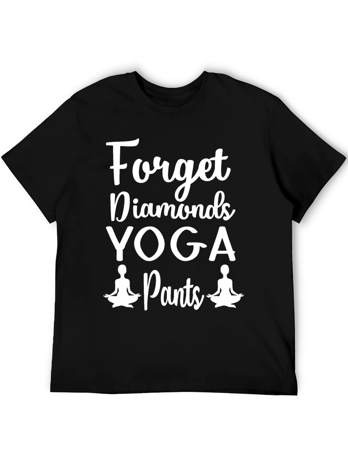 Forget Diamonds Yoga Pants Graphic Tee