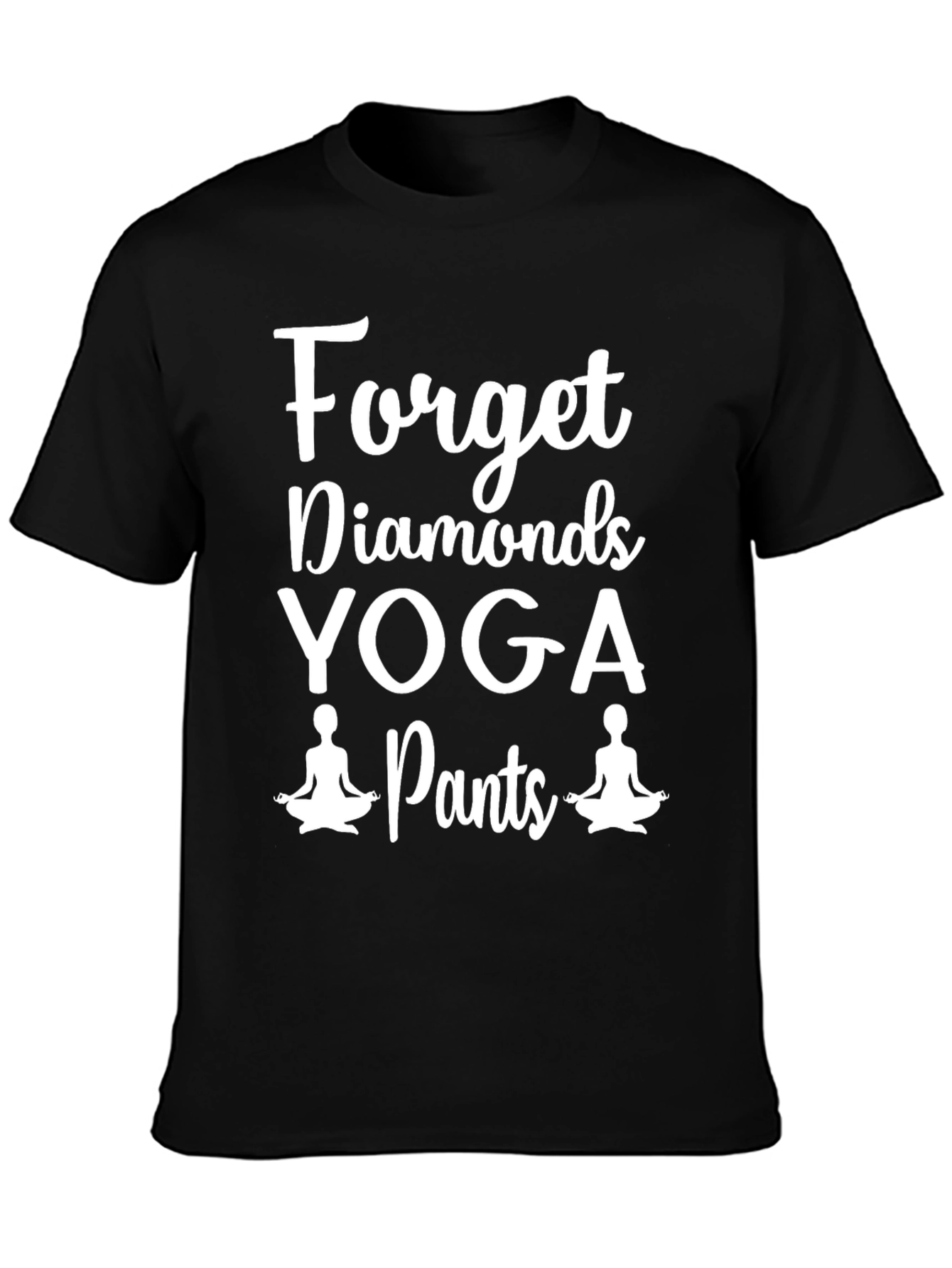 Forget Diamonds Yoga Pants Graphic Tee