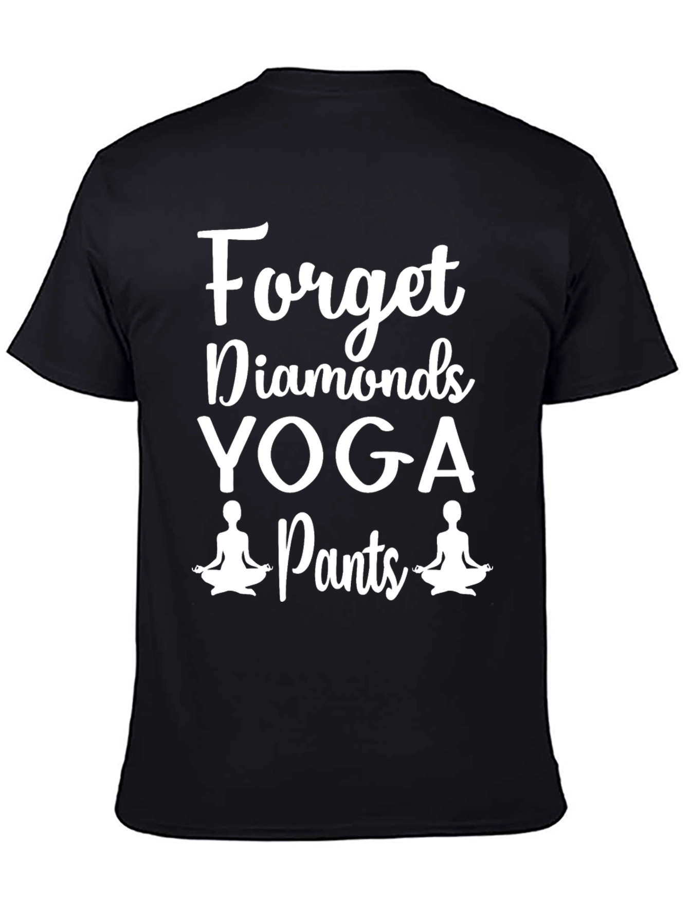 Forget Diamonds Yoga Pants Graphic Tee