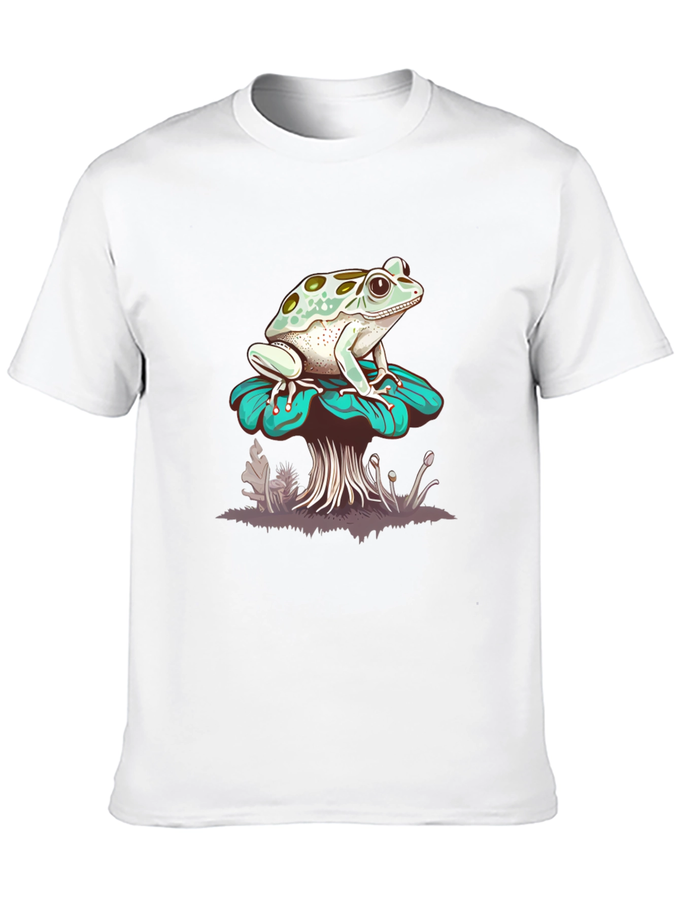 Frog on Mushroom Graphic Tee