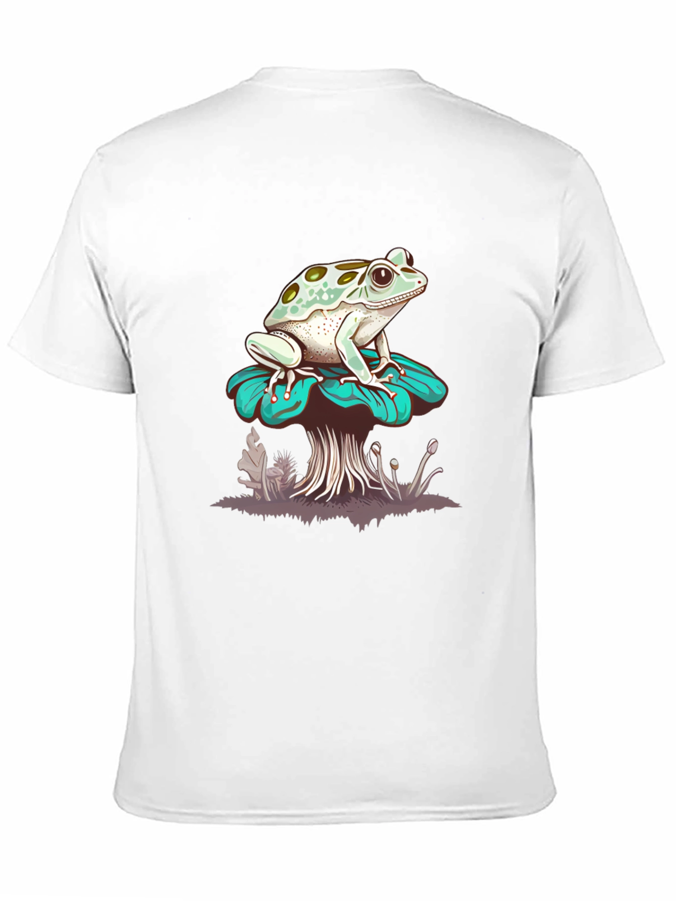 Frog on Mushroom Graphic Tee