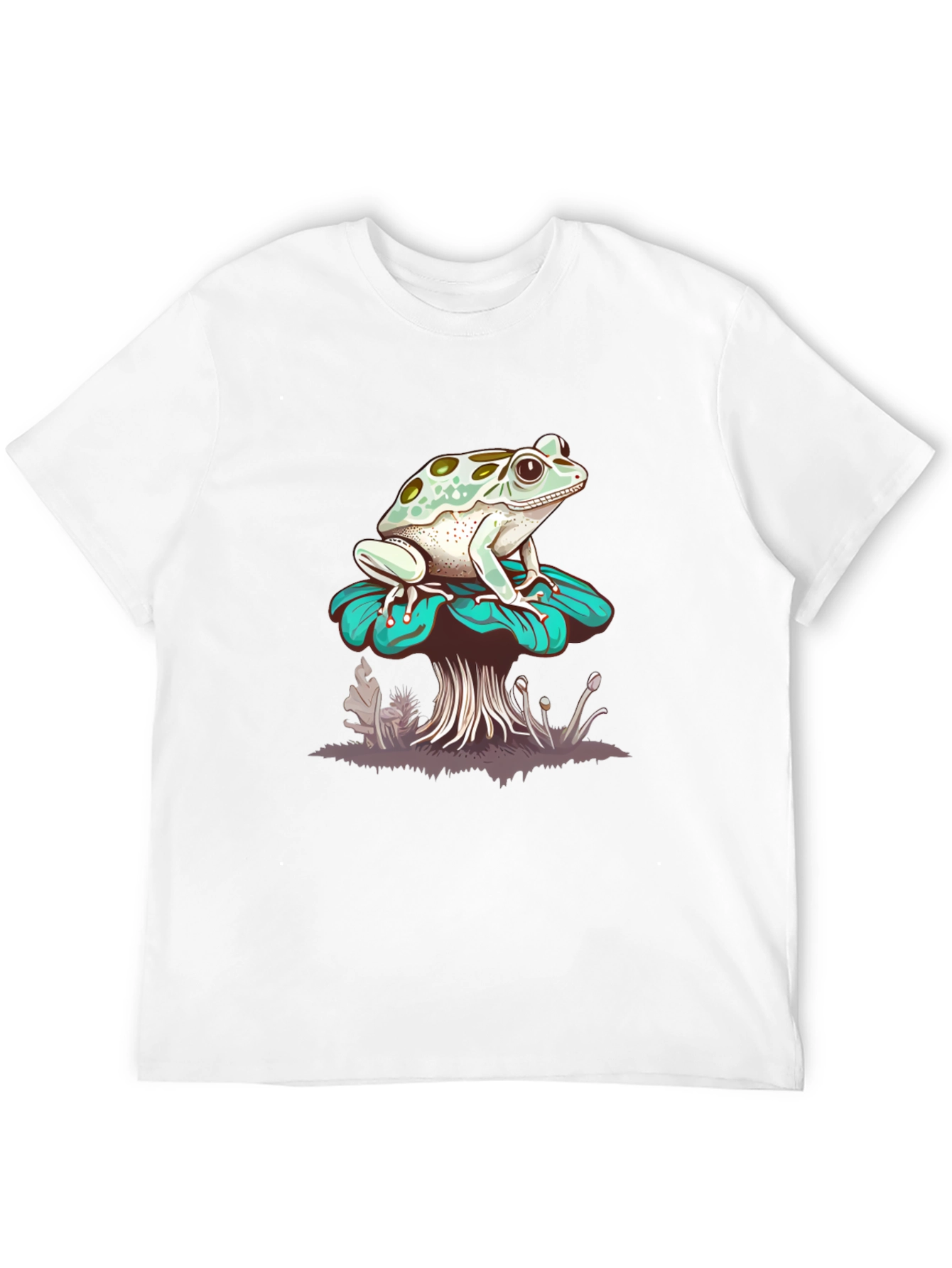 Frog on Mushroom Graphic Tee
