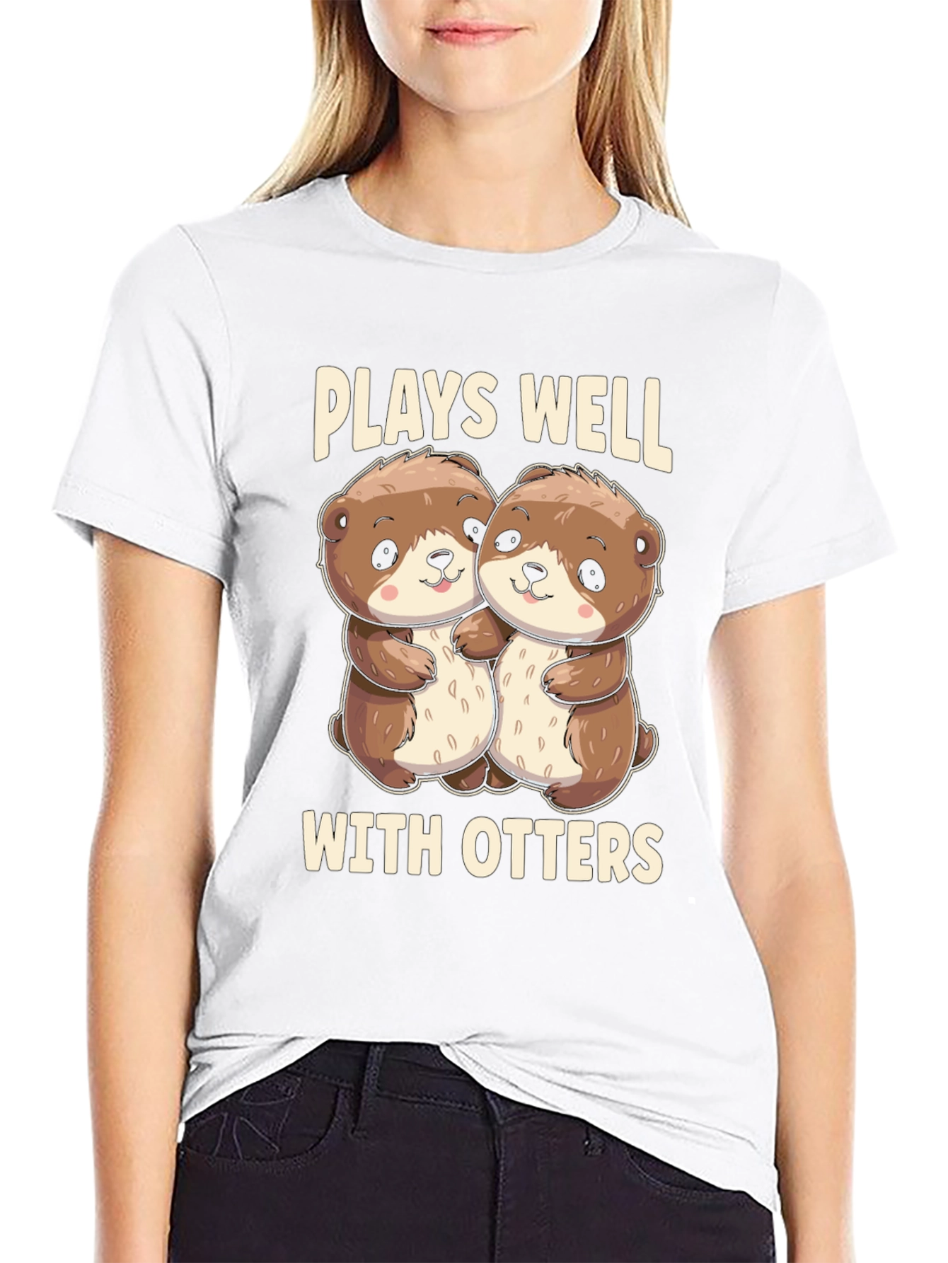 Plays Well With Otters T-Shirt
