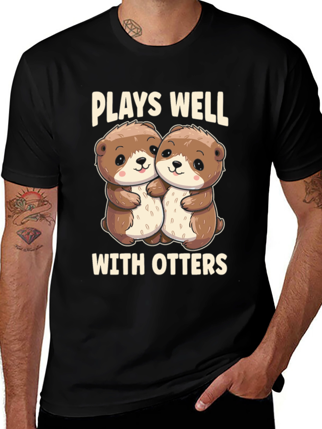 Plays Well With Otters T-Shirt
