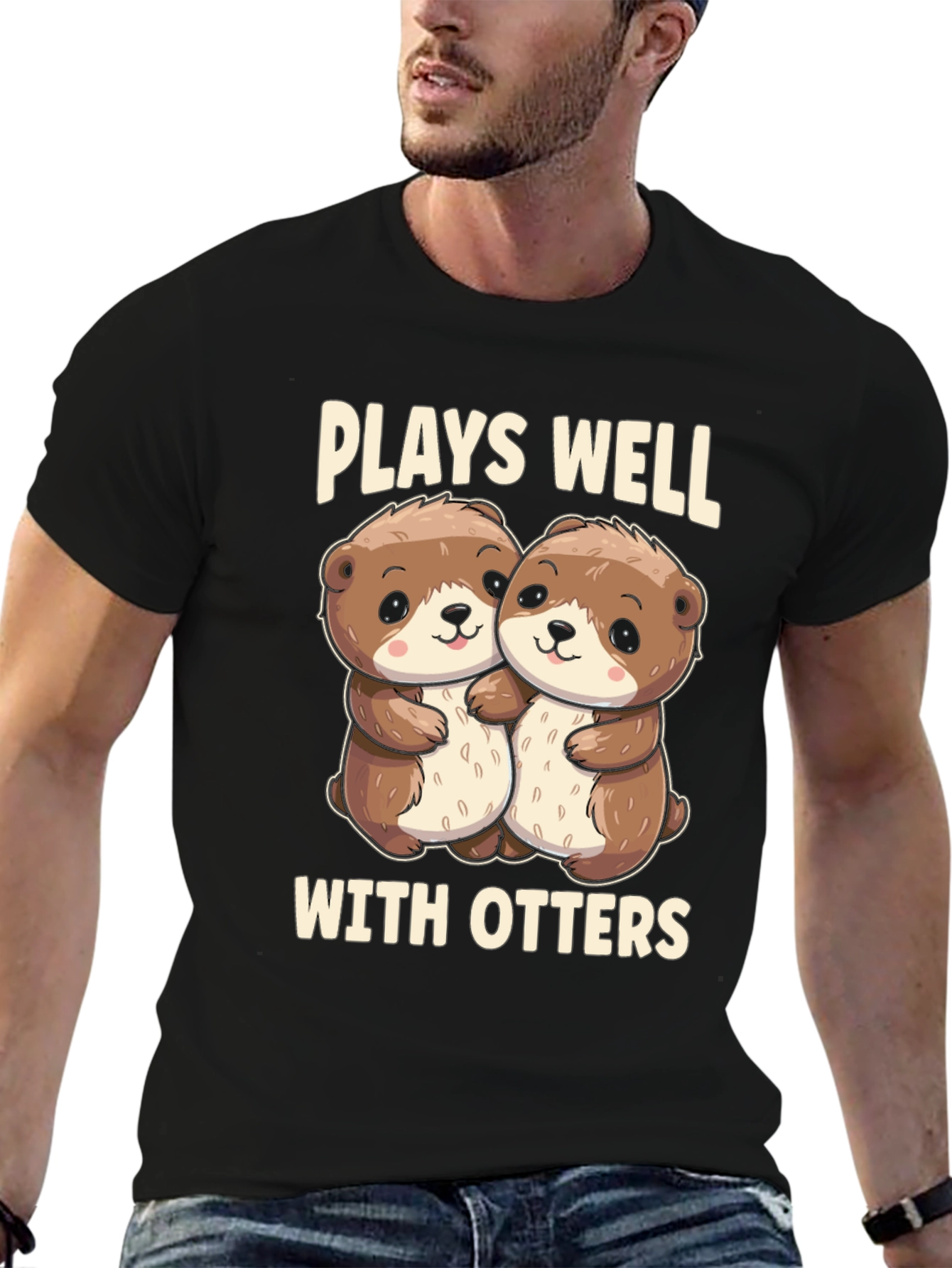 Plays Well With Otters T-Shirt