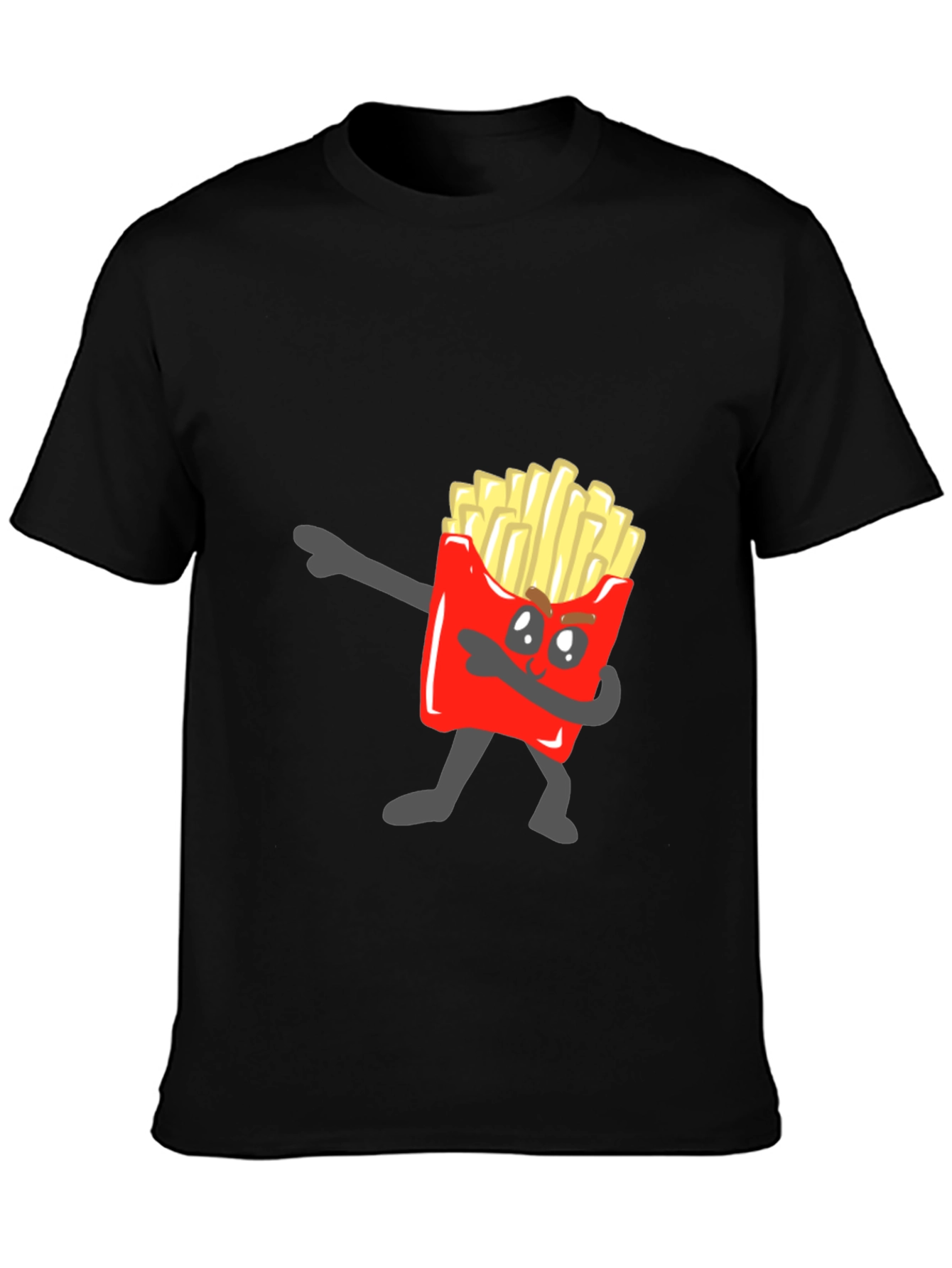Funny French Fry Dab T-Shirt - Unique Design