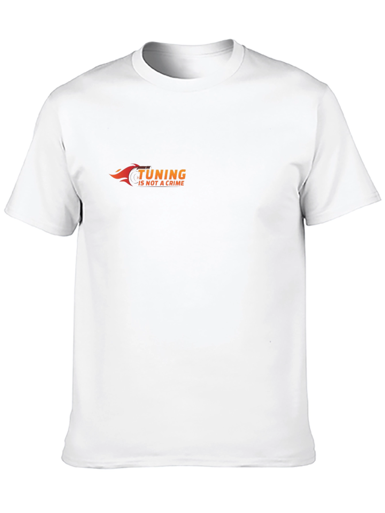 Tuning Is Not A Crime Black Graphic Tee