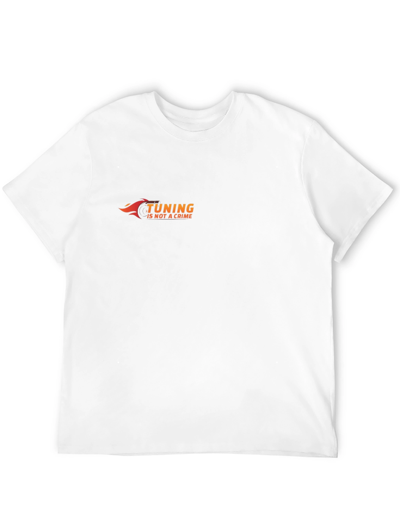 Tuning Is Not A Crime Black Graphic Tee