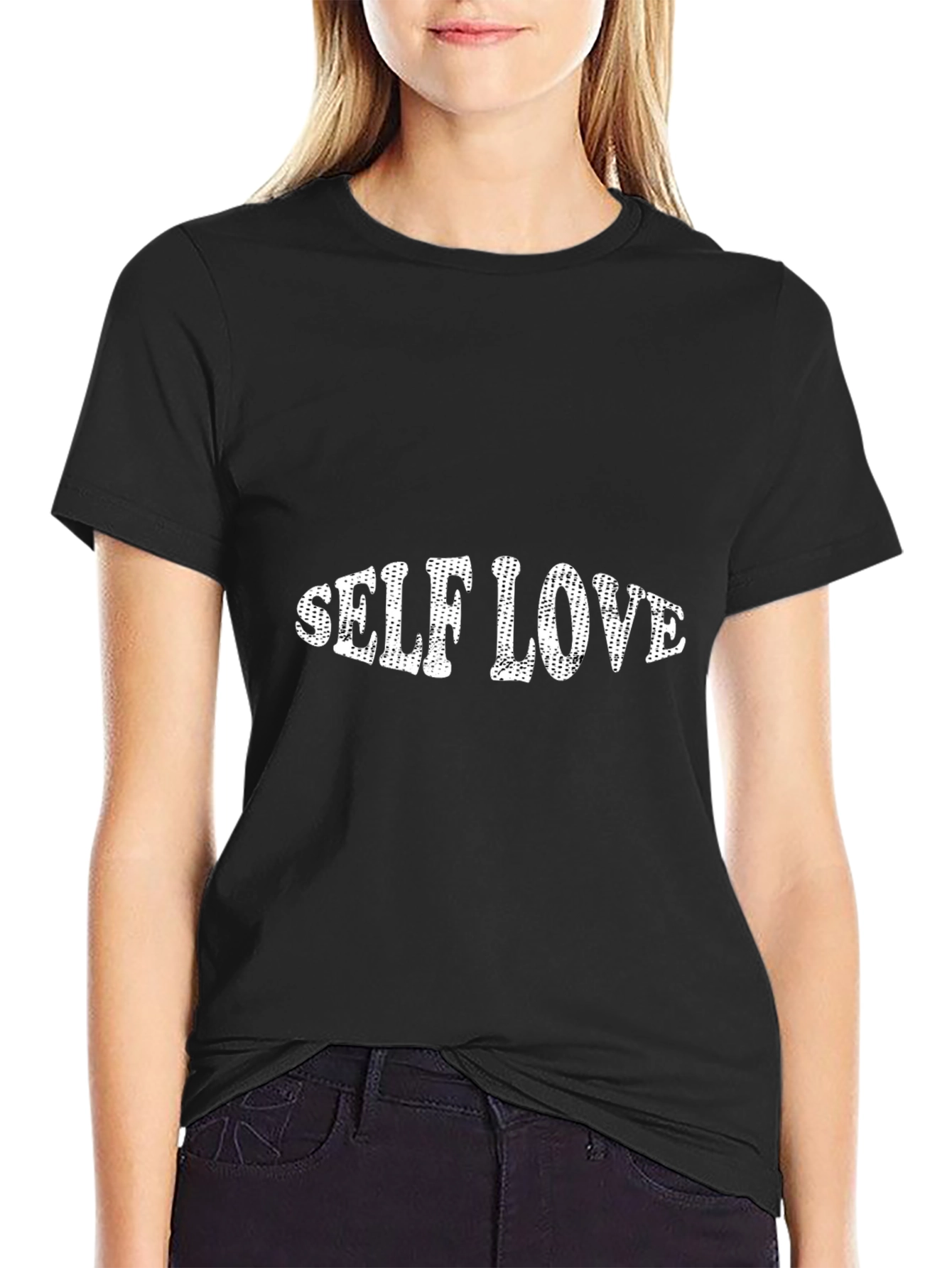 Self Love Black Graphic Tee