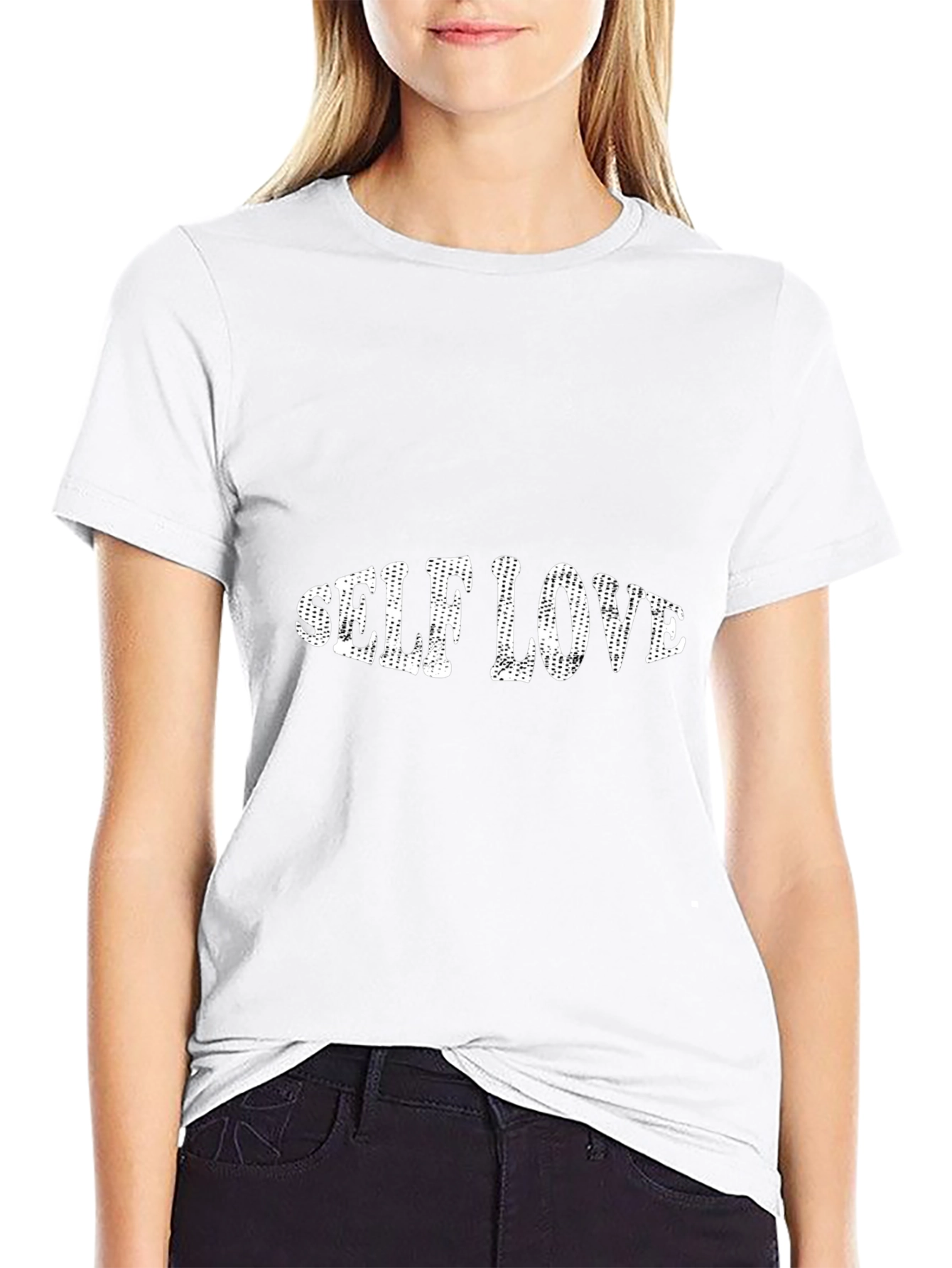 Self Love Black Graphic Tee