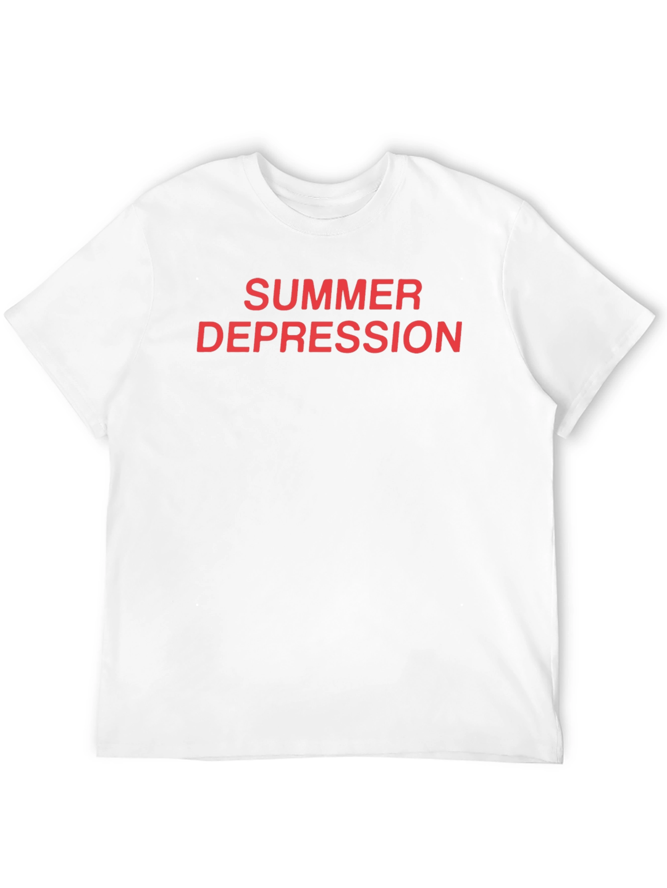 Summer Depression Graphic Tee - Bold Statement Shirt