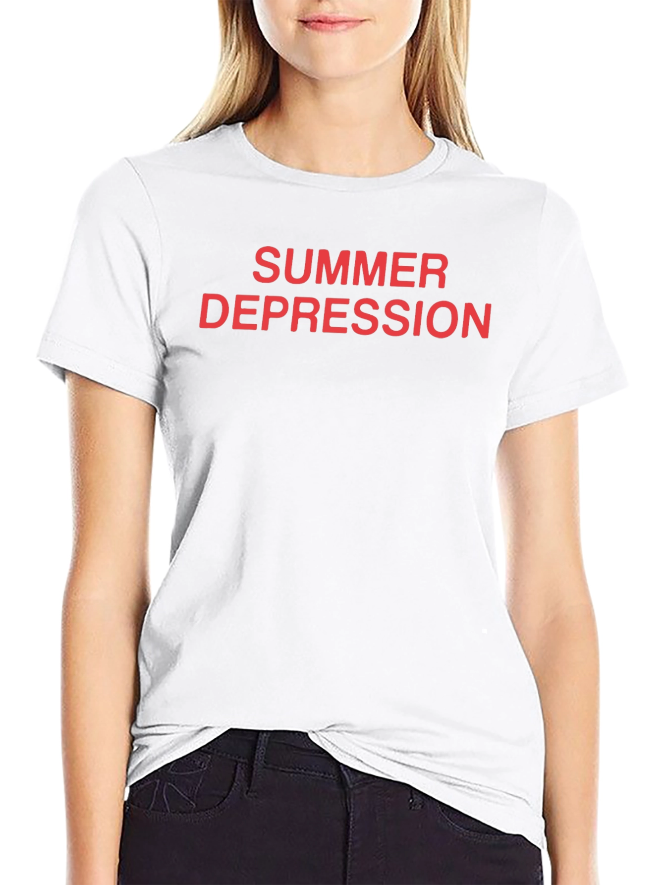 Summer Depression Graphic Tee - Bold Statement Shirt