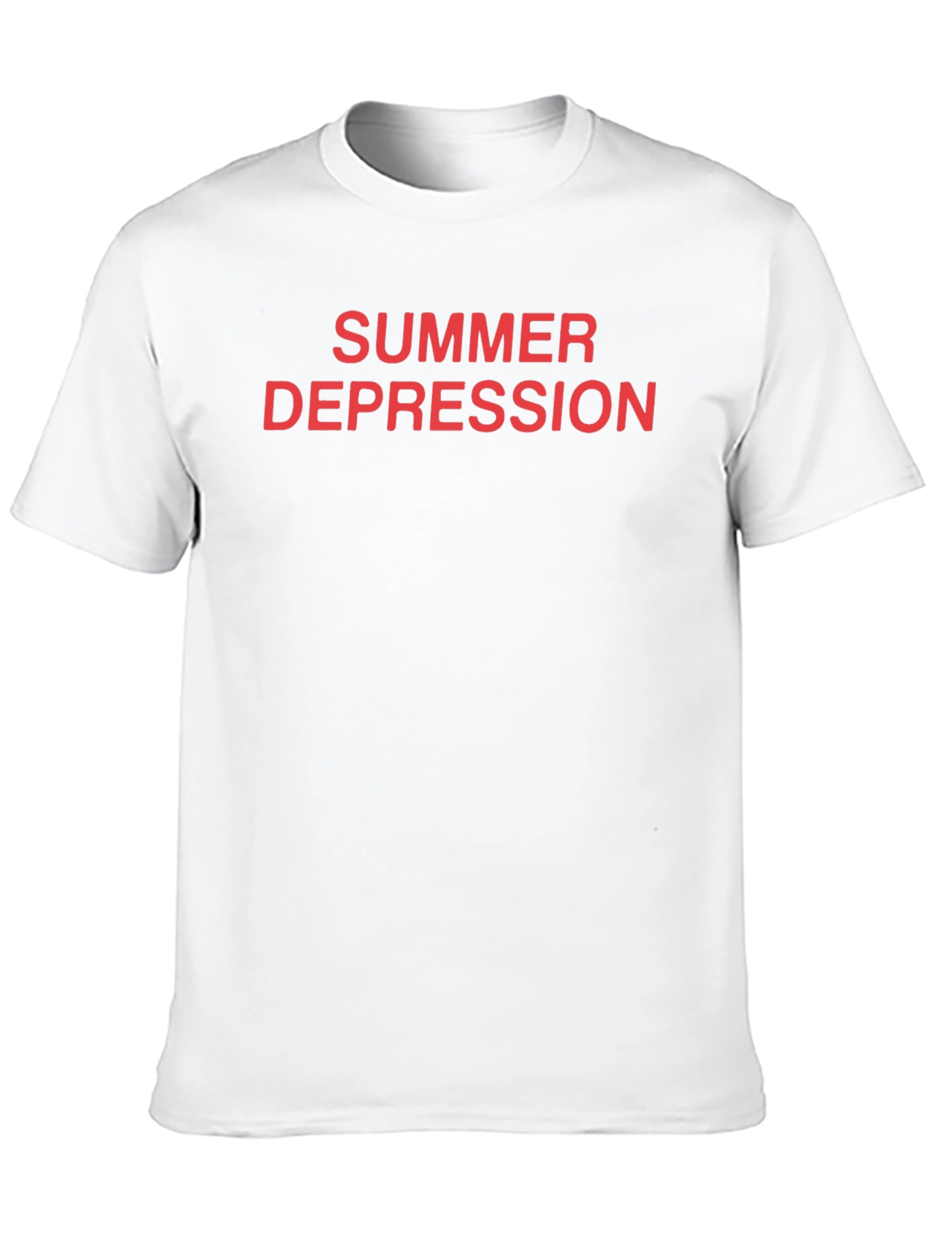 Summer Depression Graphic Tee - Bold Statement Shirt