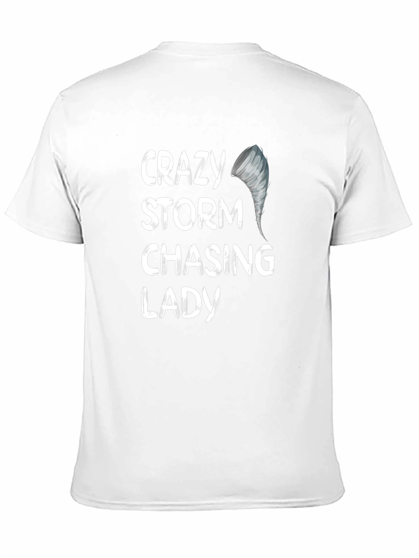 Crazy Storm Chasing Lady Graphic Tee