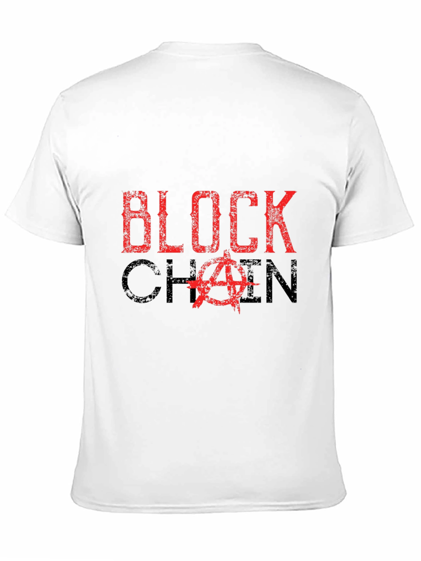 Blockchain Anarchy Graphic Tee - Black Cotton T-Shirt