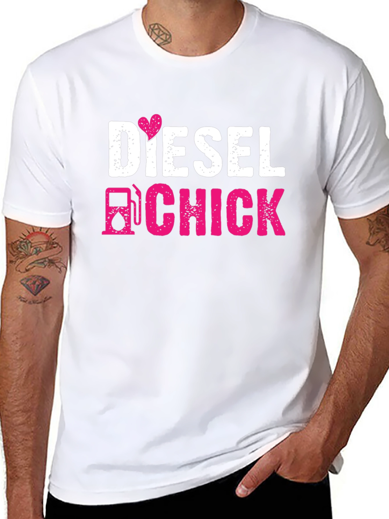 Diesel Chick Graphic T-Shirt