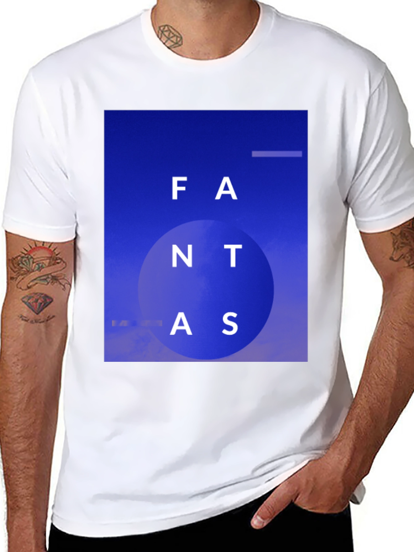 Fantastic Blue Graphic Tee