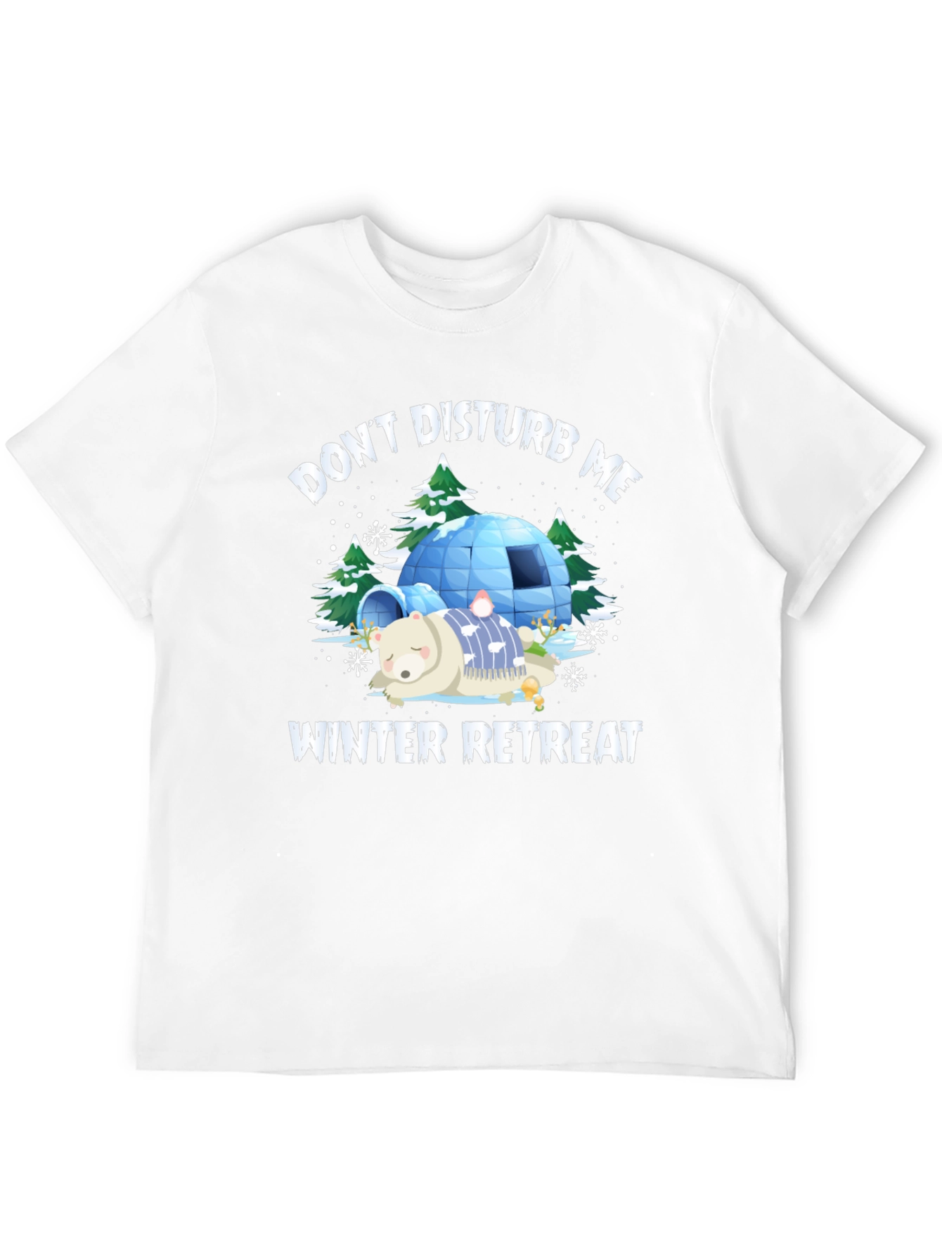 Dont Disturb Me Winter Retreat Graphic Tee