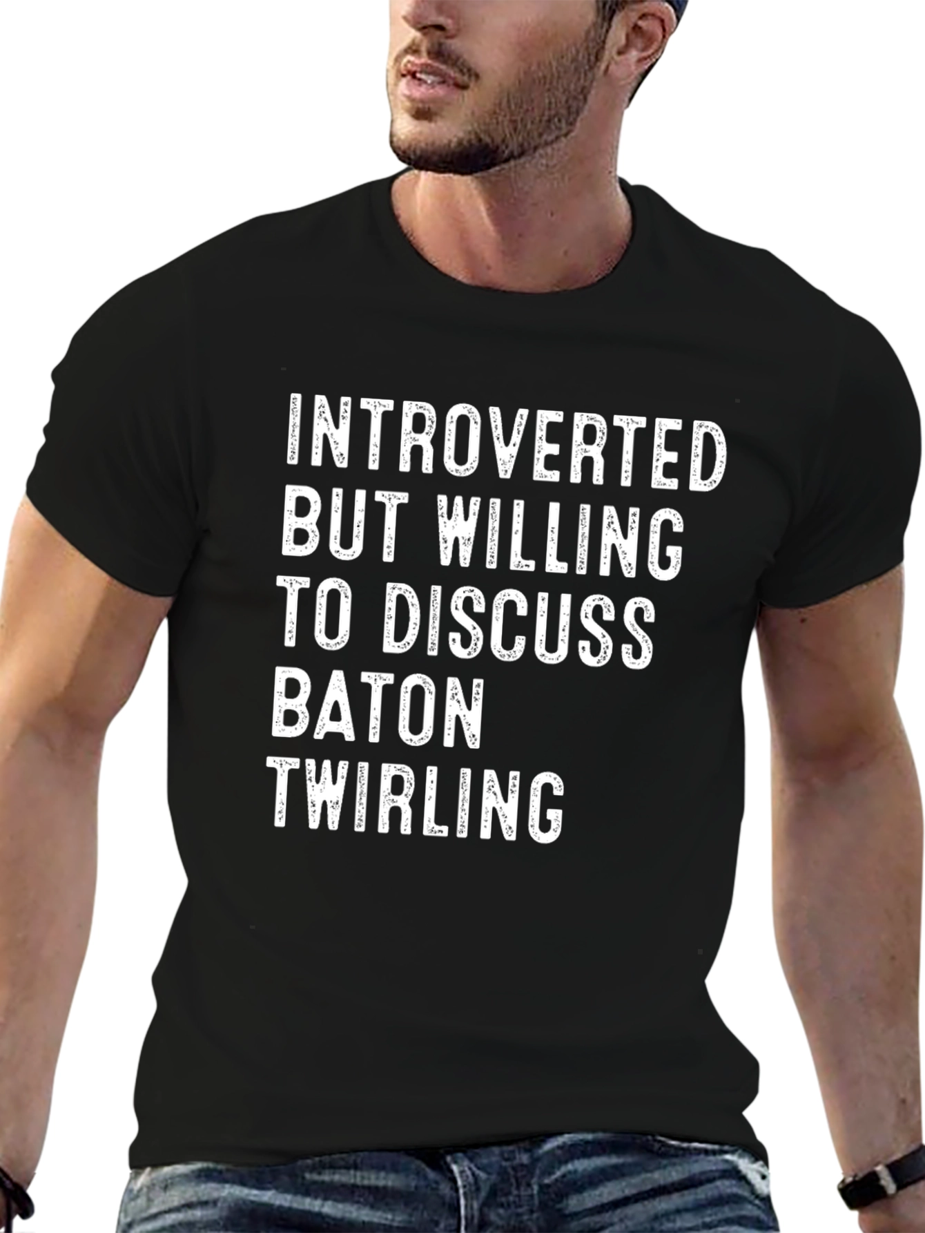 Introverted Baton Twirling T-Shirt