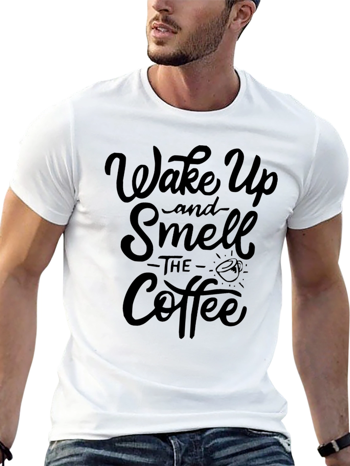 Wake Up and Smell the Coffee Graphic T-Shirt