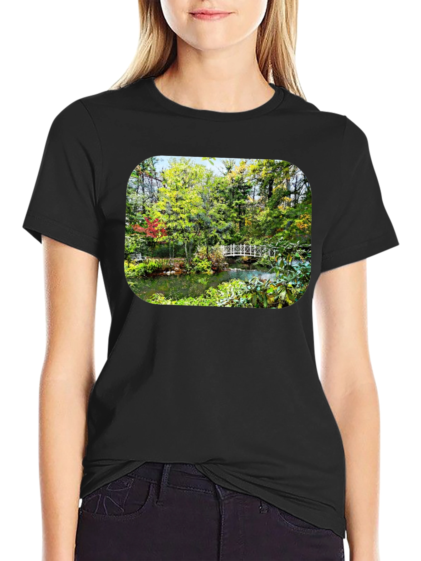 Nature Bridge Black T-Shirt