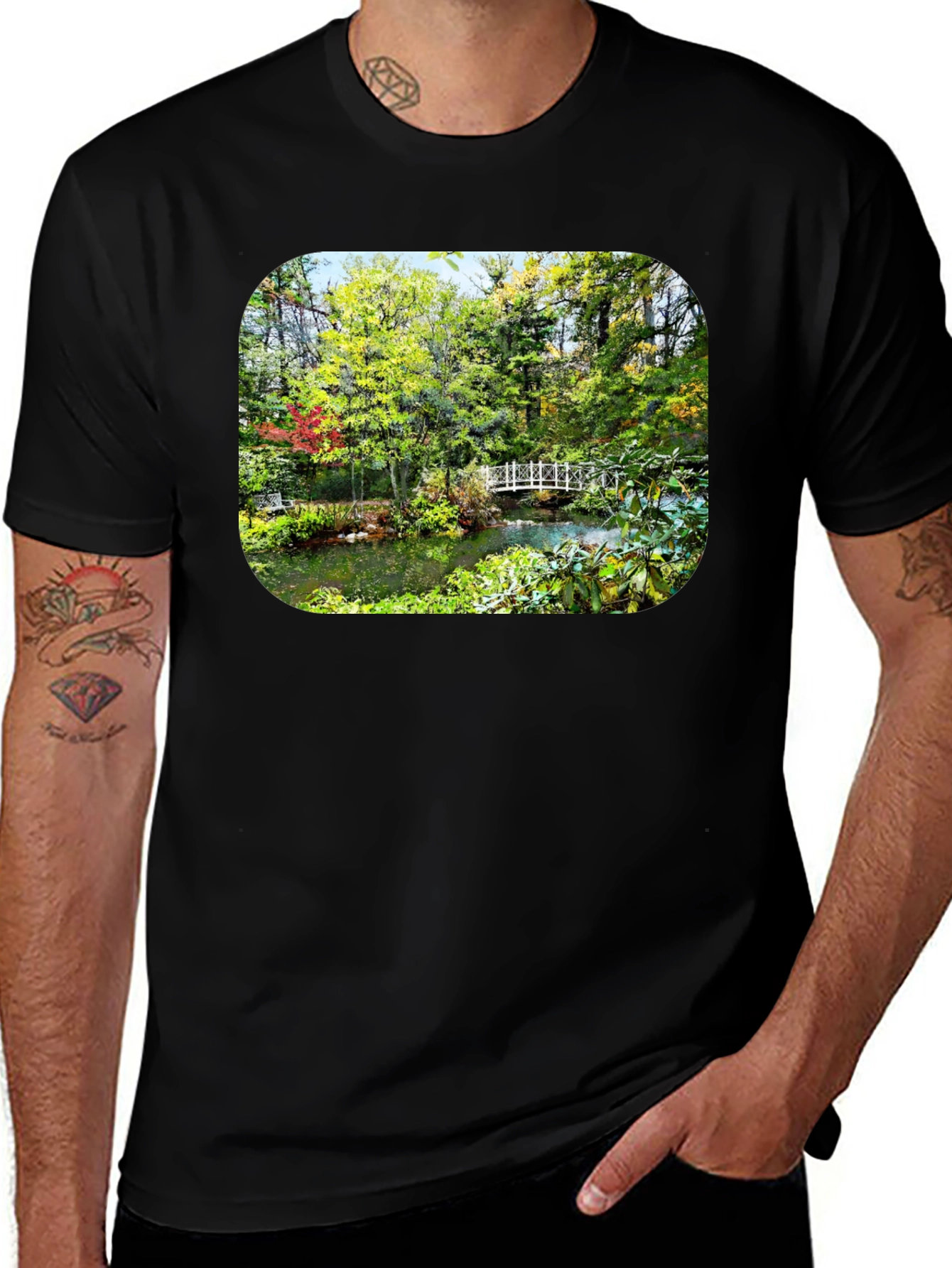 Nature Bridge Black T-Shirt