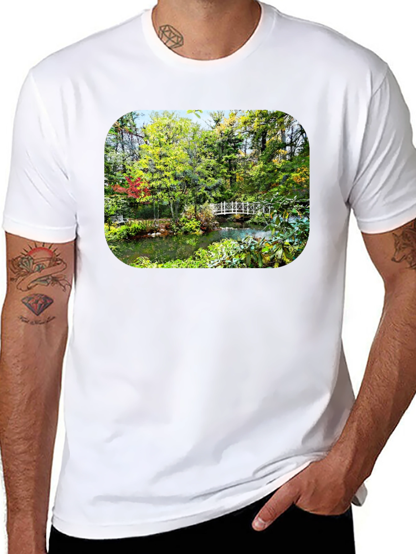 Nature Bridge Black T-Shirt