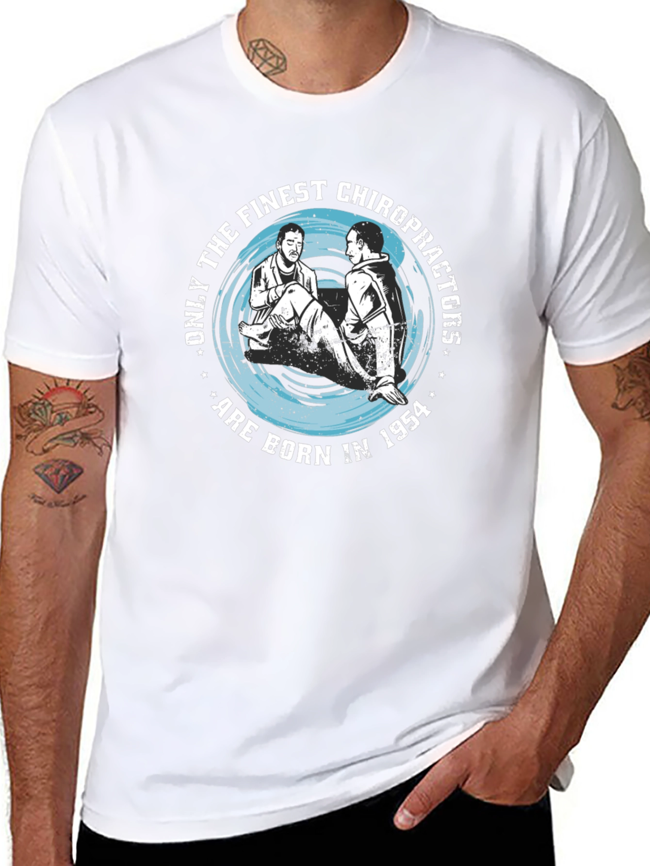 Finest Chiropractors Born in 1954 Graphic Tee