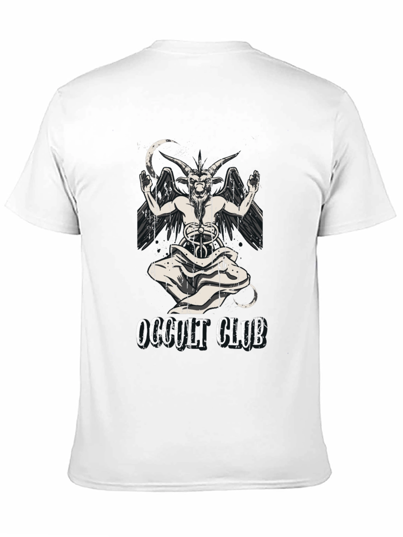 Occult Club Graphic T-Shirt - Baphomet Design