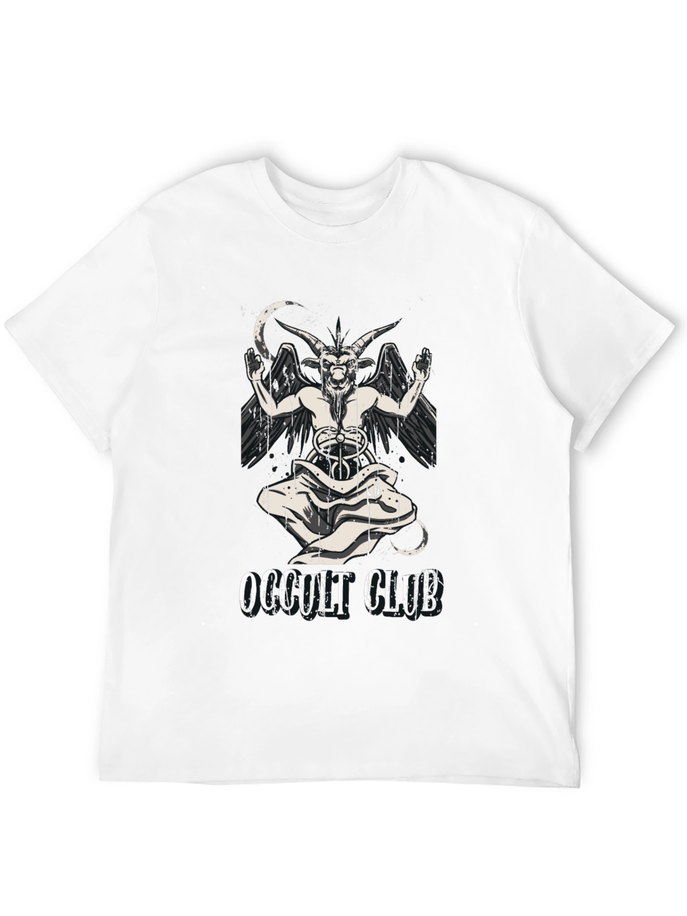 Occult Club Graphic T-Shirt - Baphomet Design
