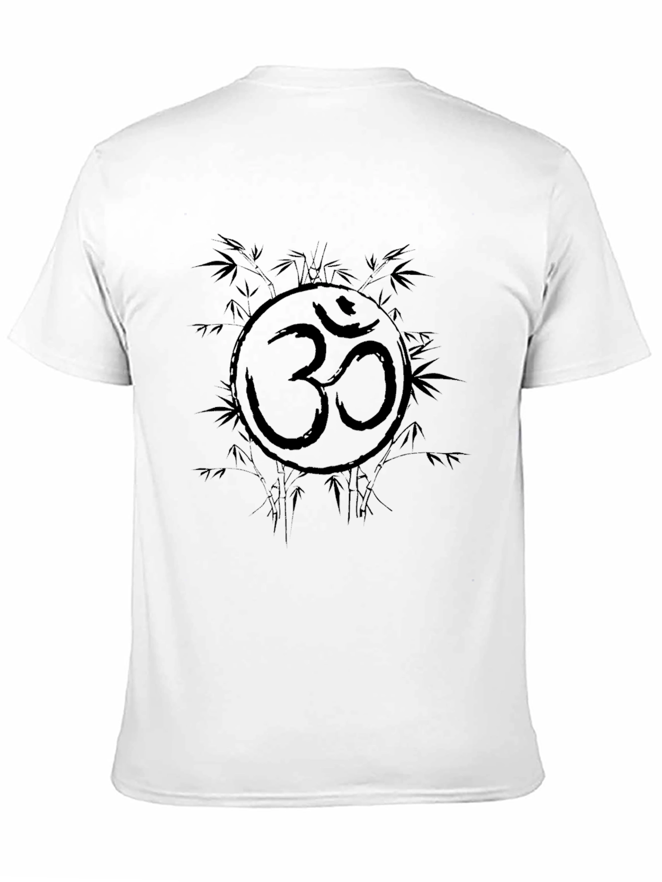 Om Symbol Black Graphic Tee - Meditative Style