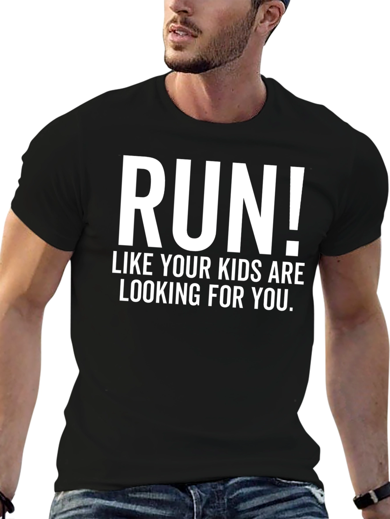 Run! Kids Are Looking For You Mens T-Shirt