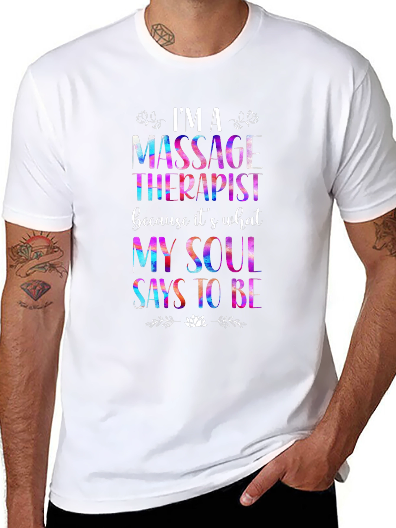 Massage Therapist Soul T-Shirt - Black