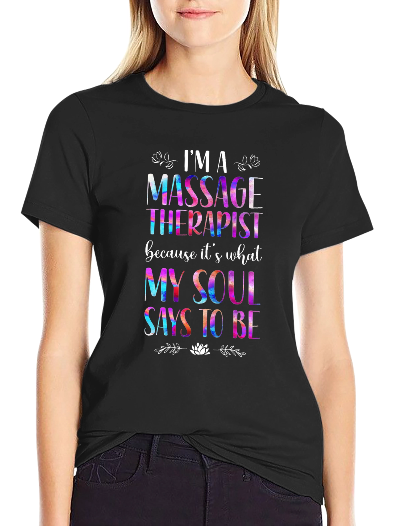 Massage Therapist Soul T-Shirt - Black