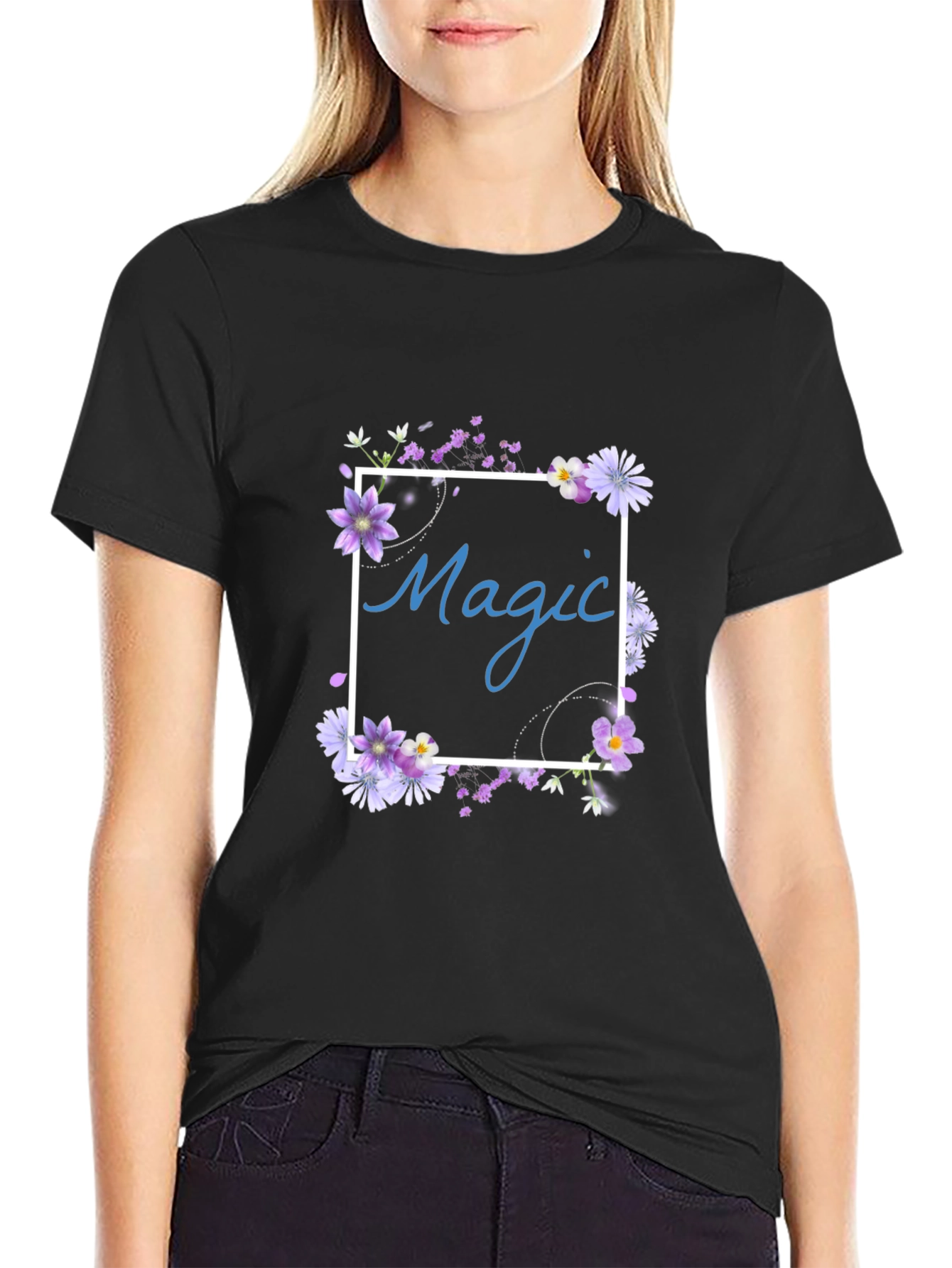 Magic Floral Graphic T-Shirt