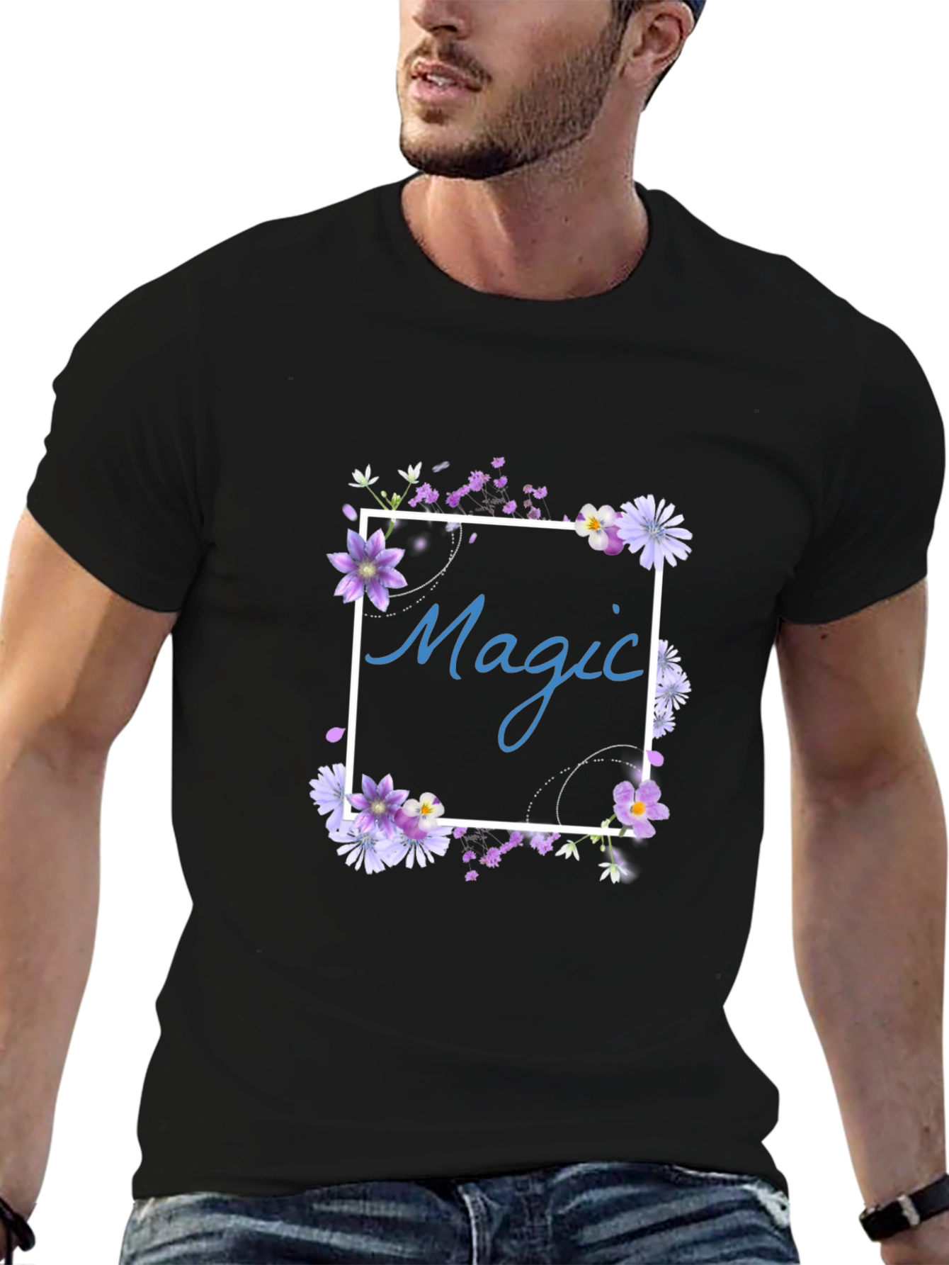Magic Floral Graphic T-Shirt